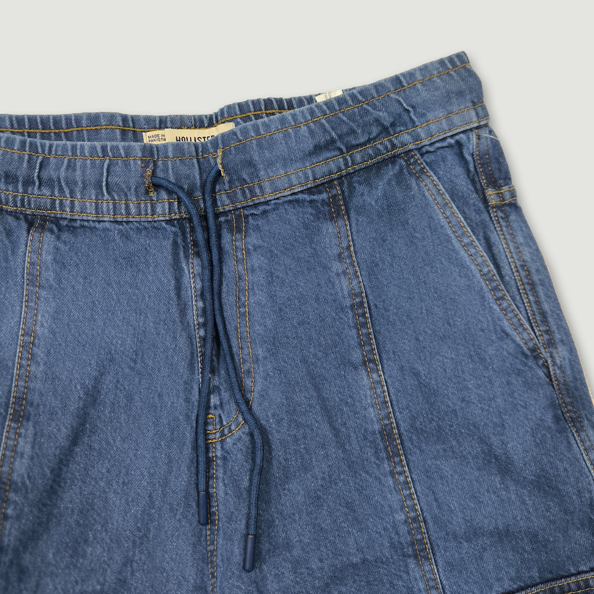 Men Cargo Jogger - Medium Blue