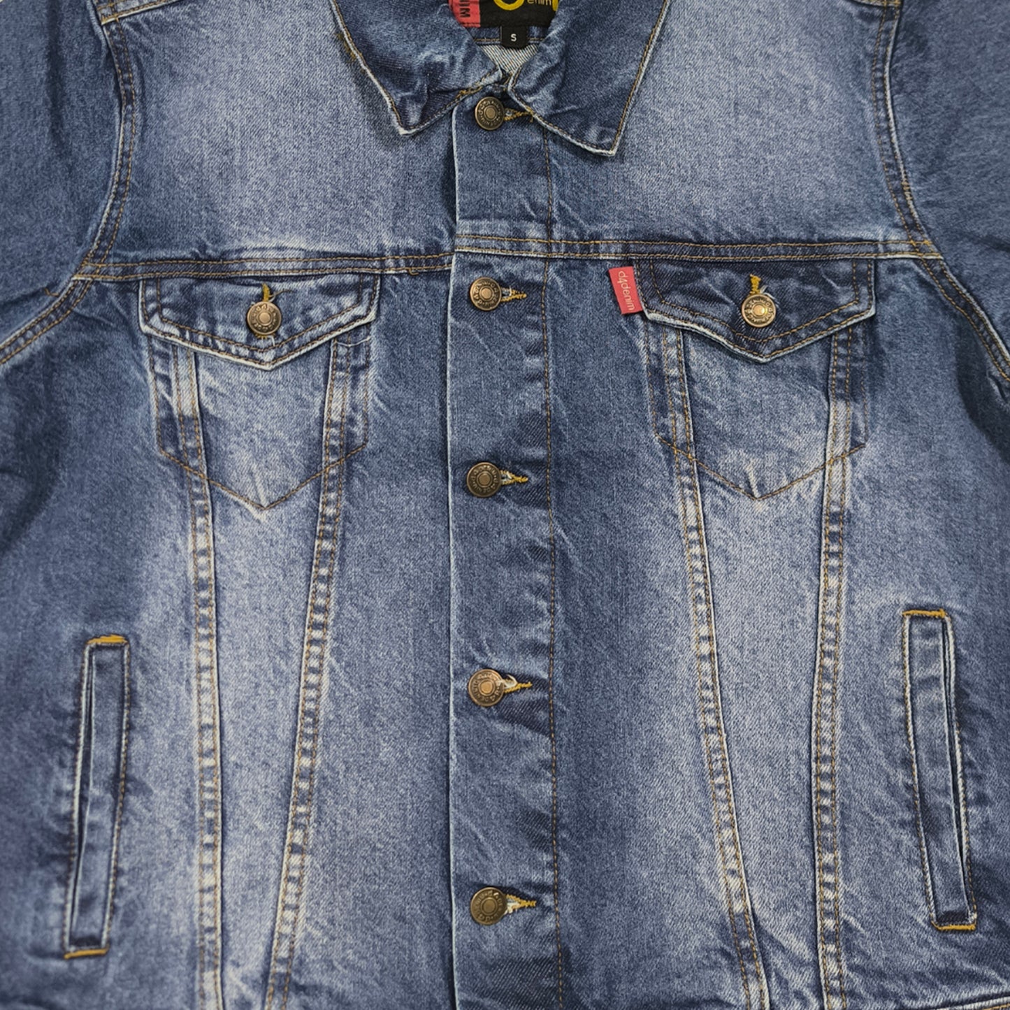 Men classic Denim Jacket – Medium Blue