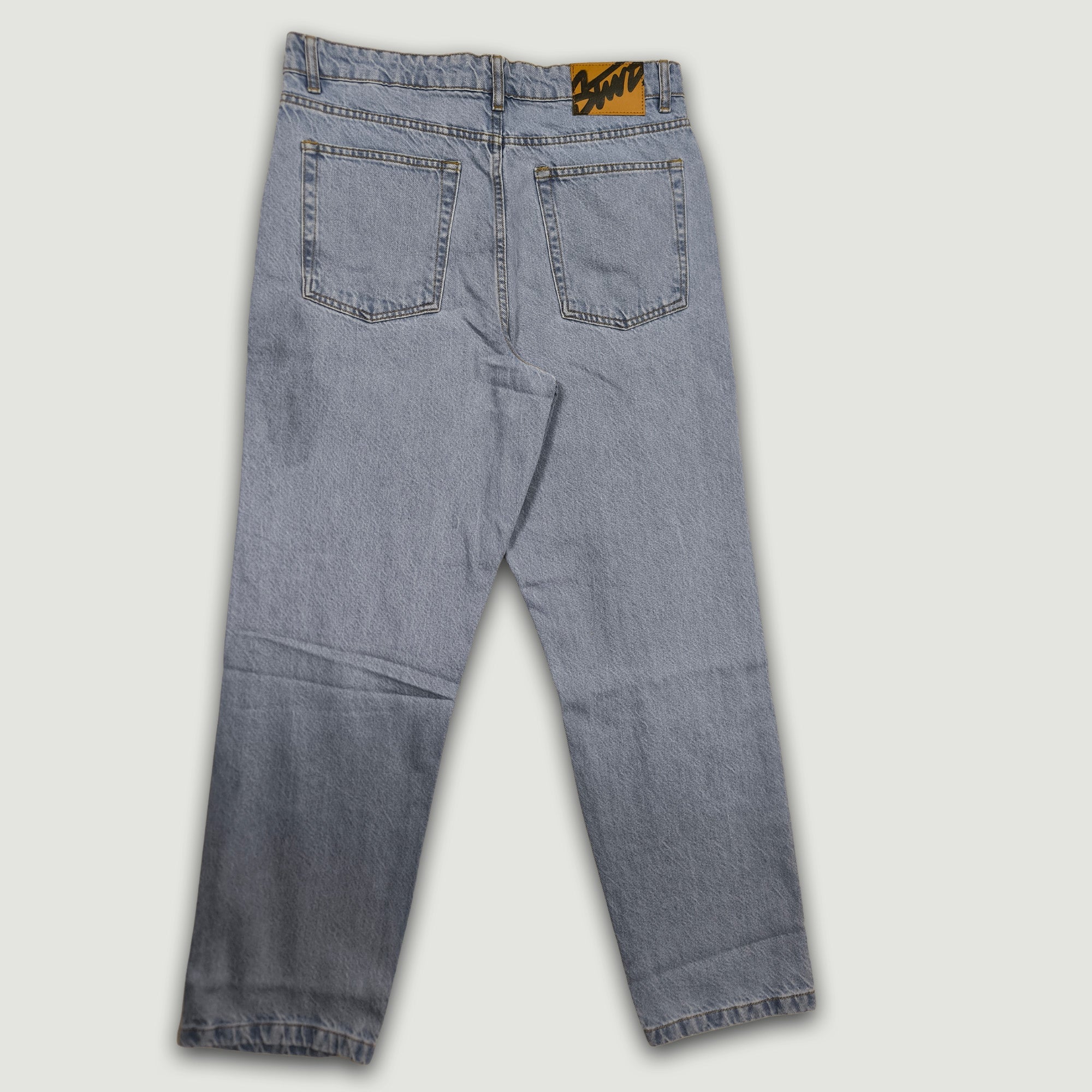 Men Baggy Fit Ripped Jean - Light Blue