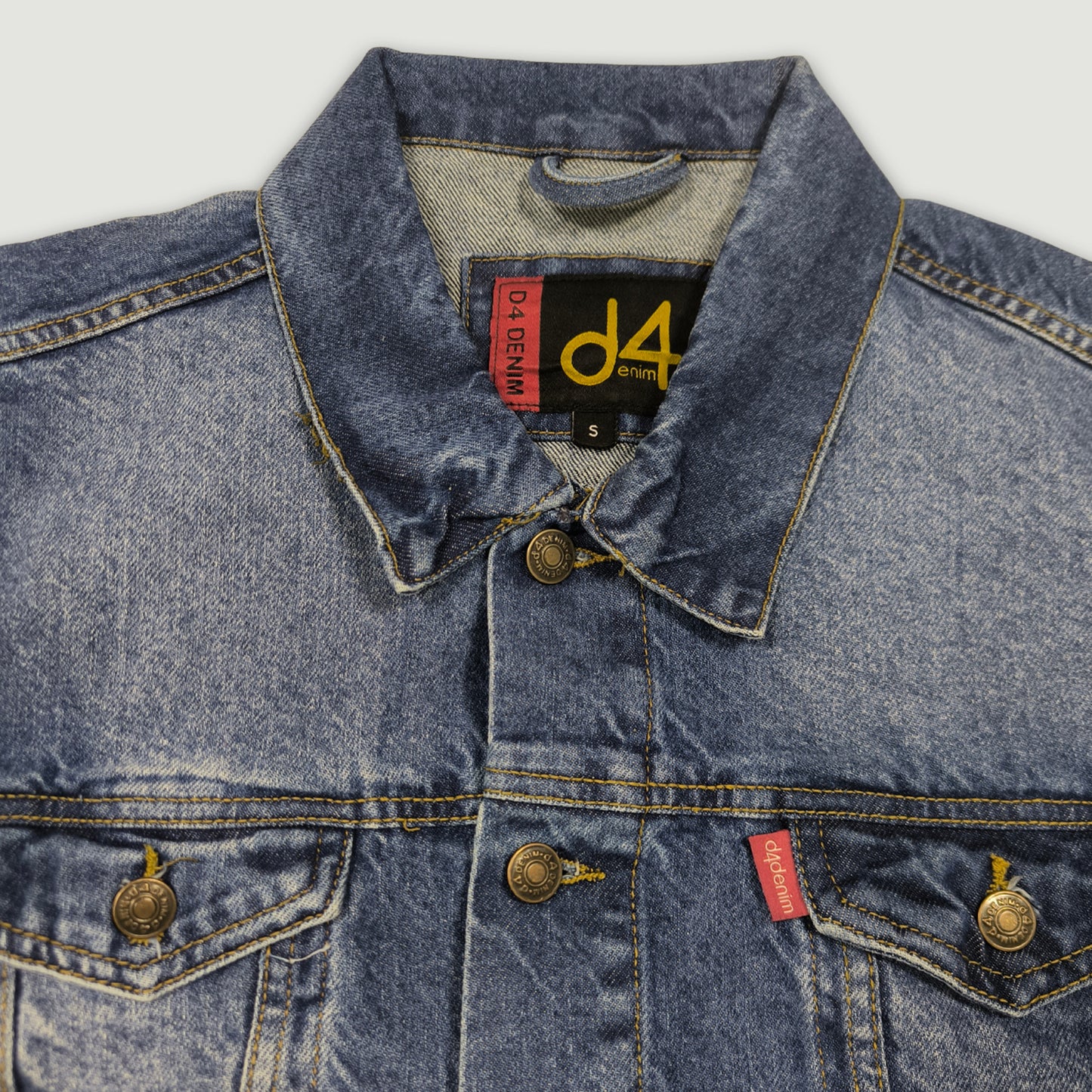 Men classic Denim Jacket – Medium Blue