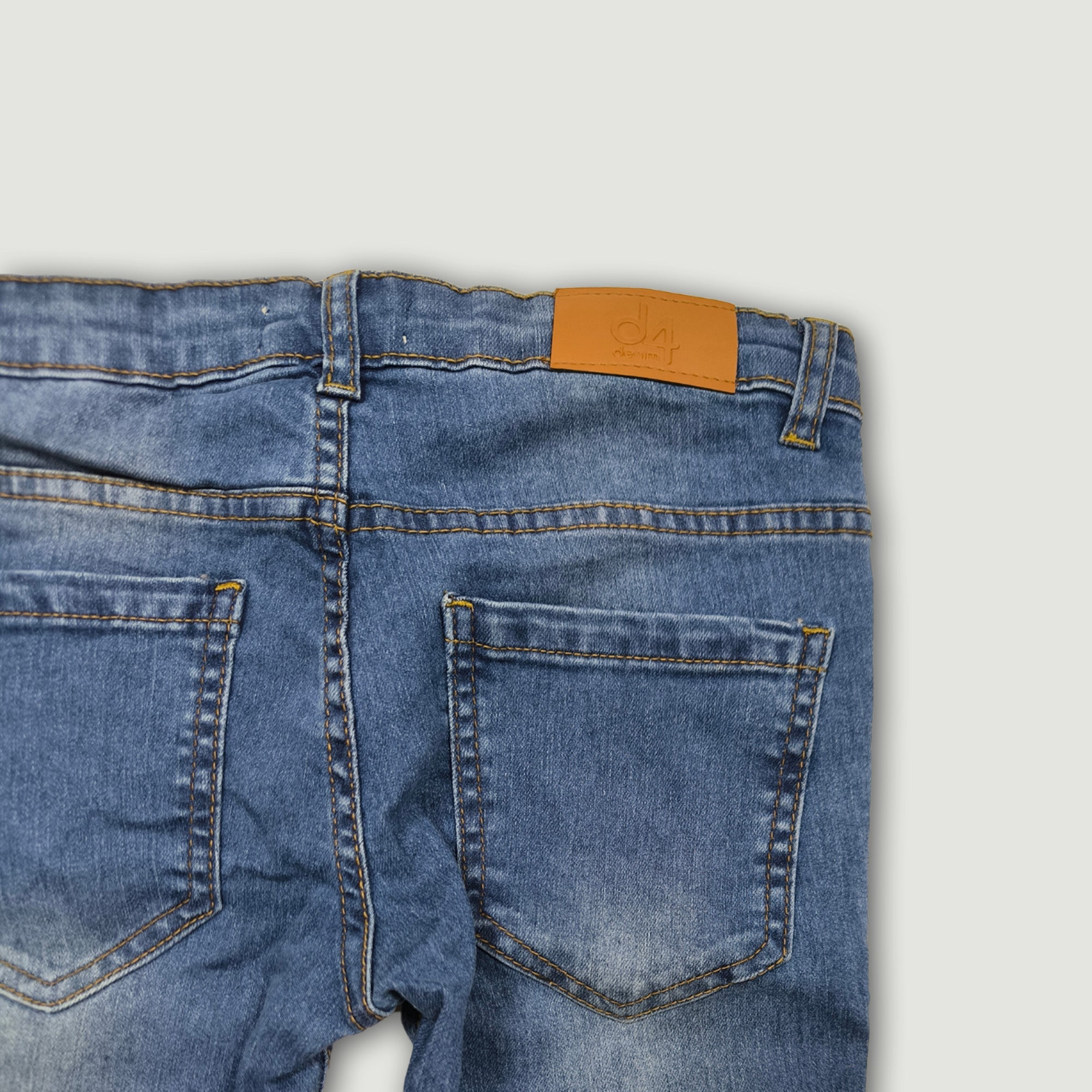 Boy Kids Essential Straight Fit Jean – Medium Blue