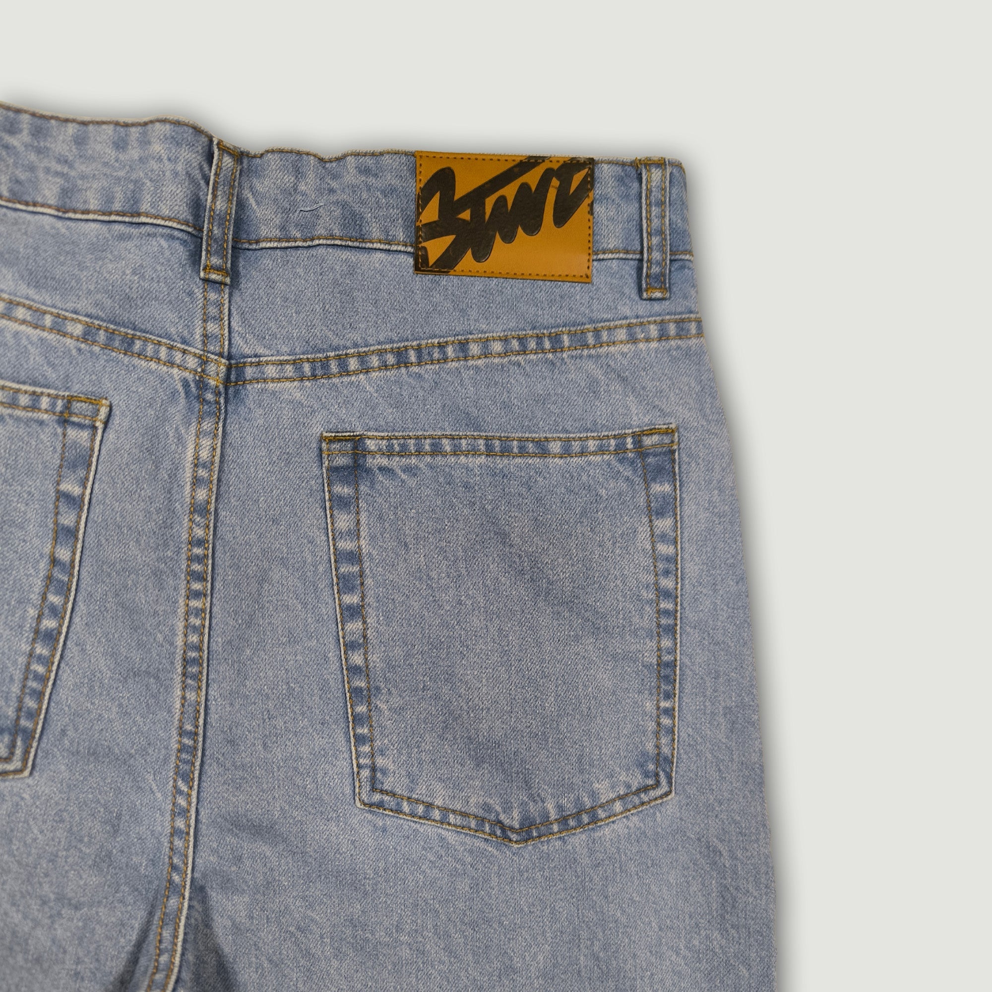 Men Baggy Fit Jean – Light Blue