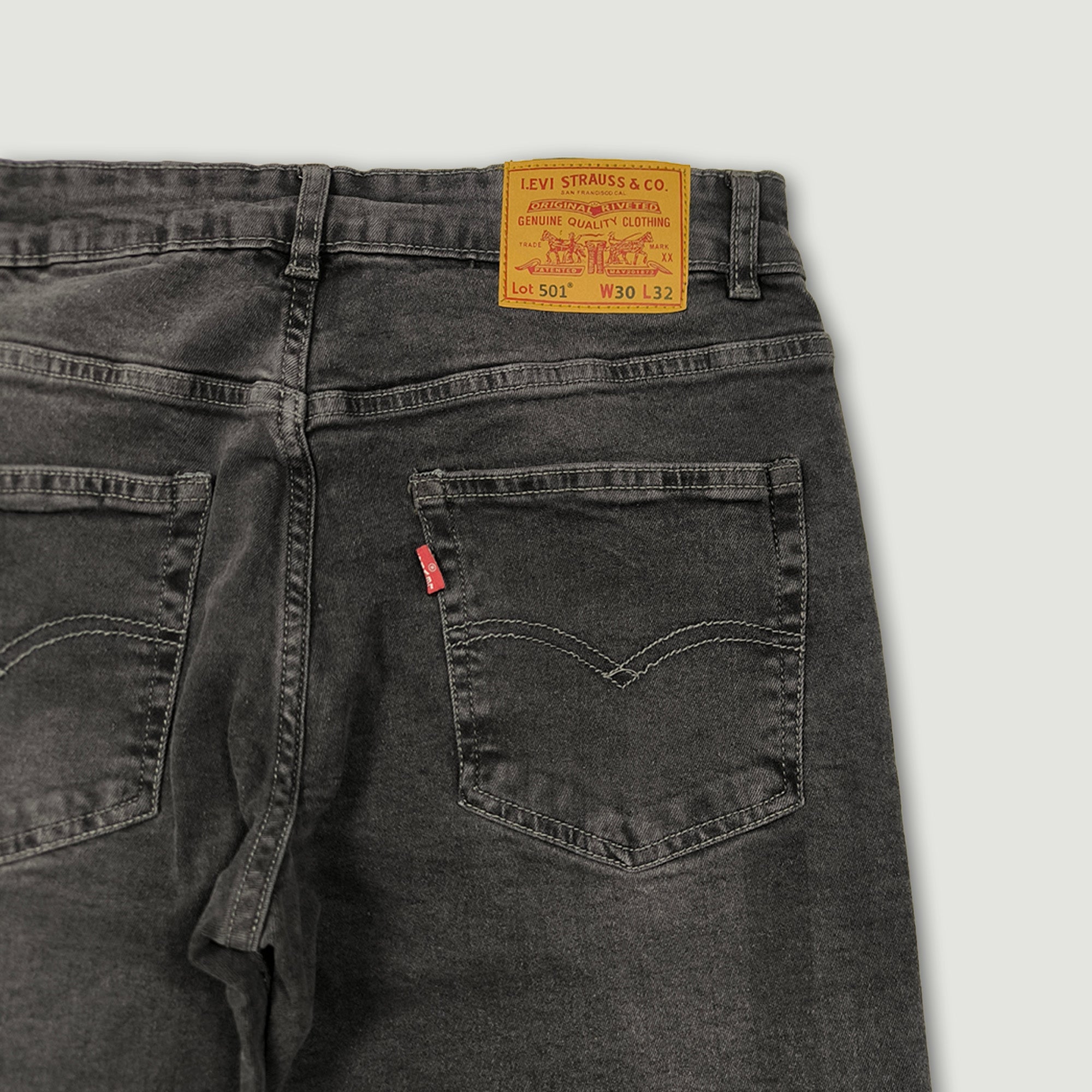 Men 501 Smart Fit Jean - Gray