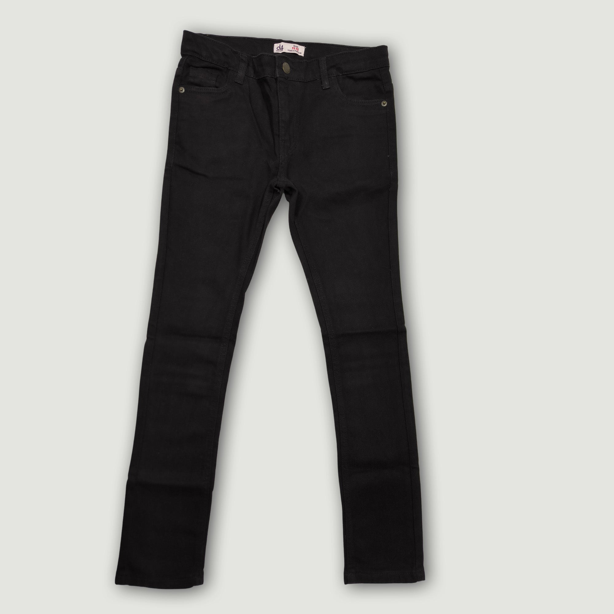 Boy Kids Essential Straight Fit Jean – Black