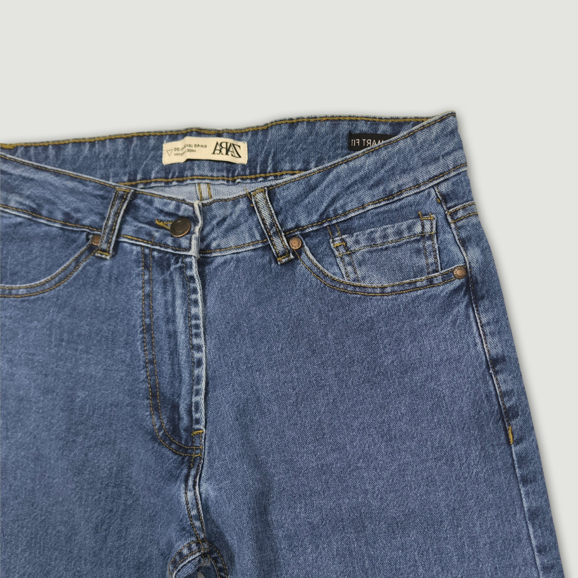 Men Smart Fit Jean - Medium Blue