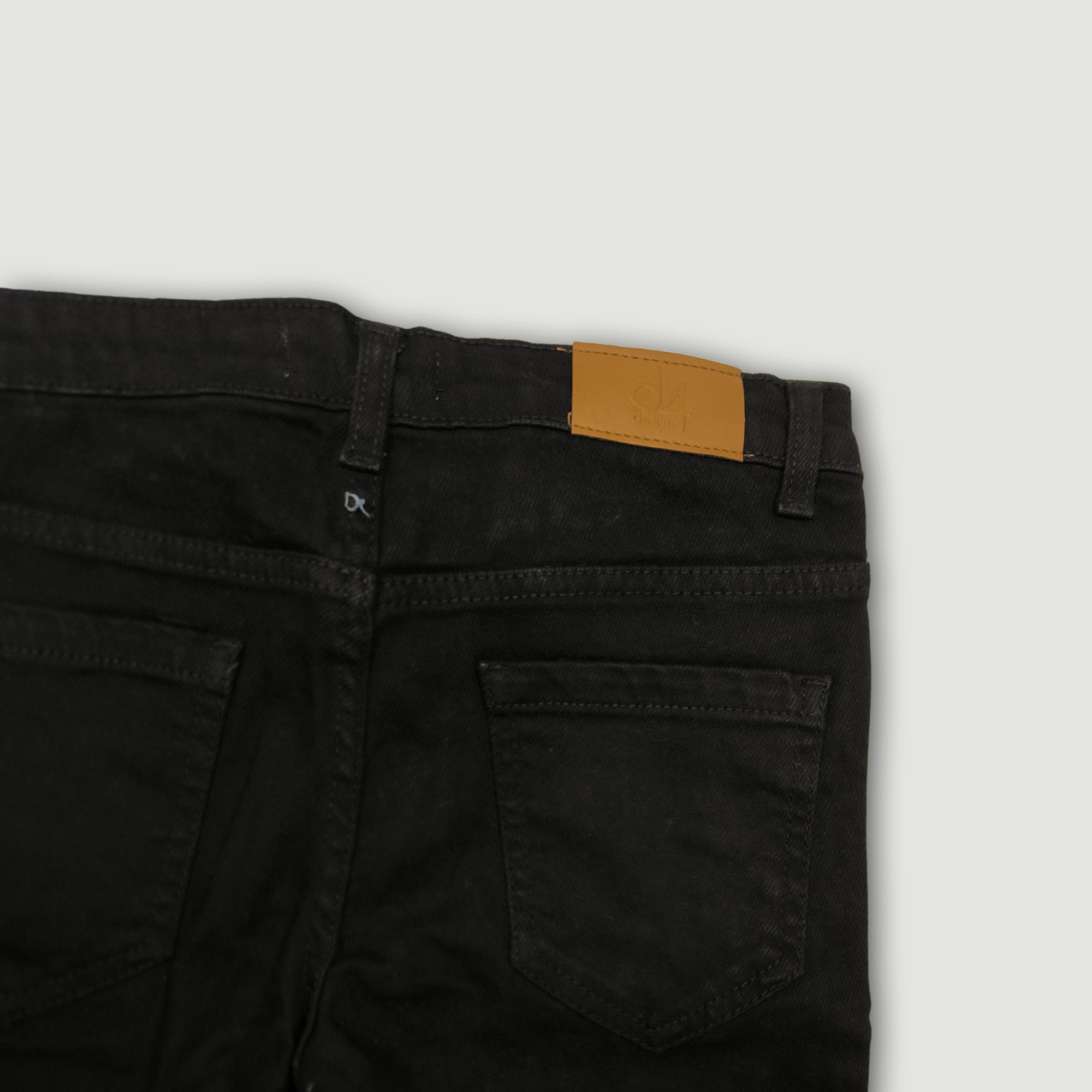 Boy Kids Essential Straight Fit Jean – Black
