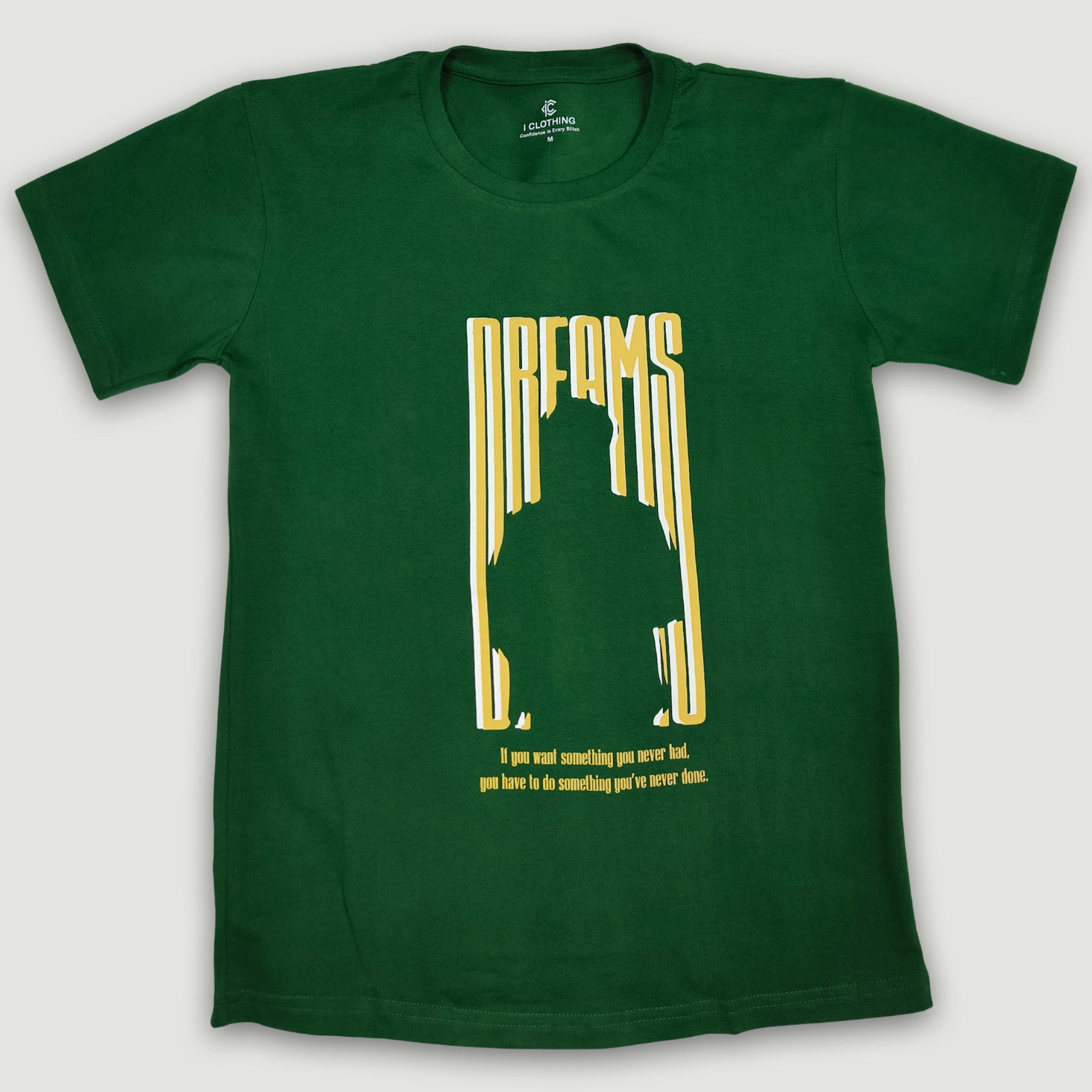 Men Muscle Fit Stretch T-Shirt - Dark Green