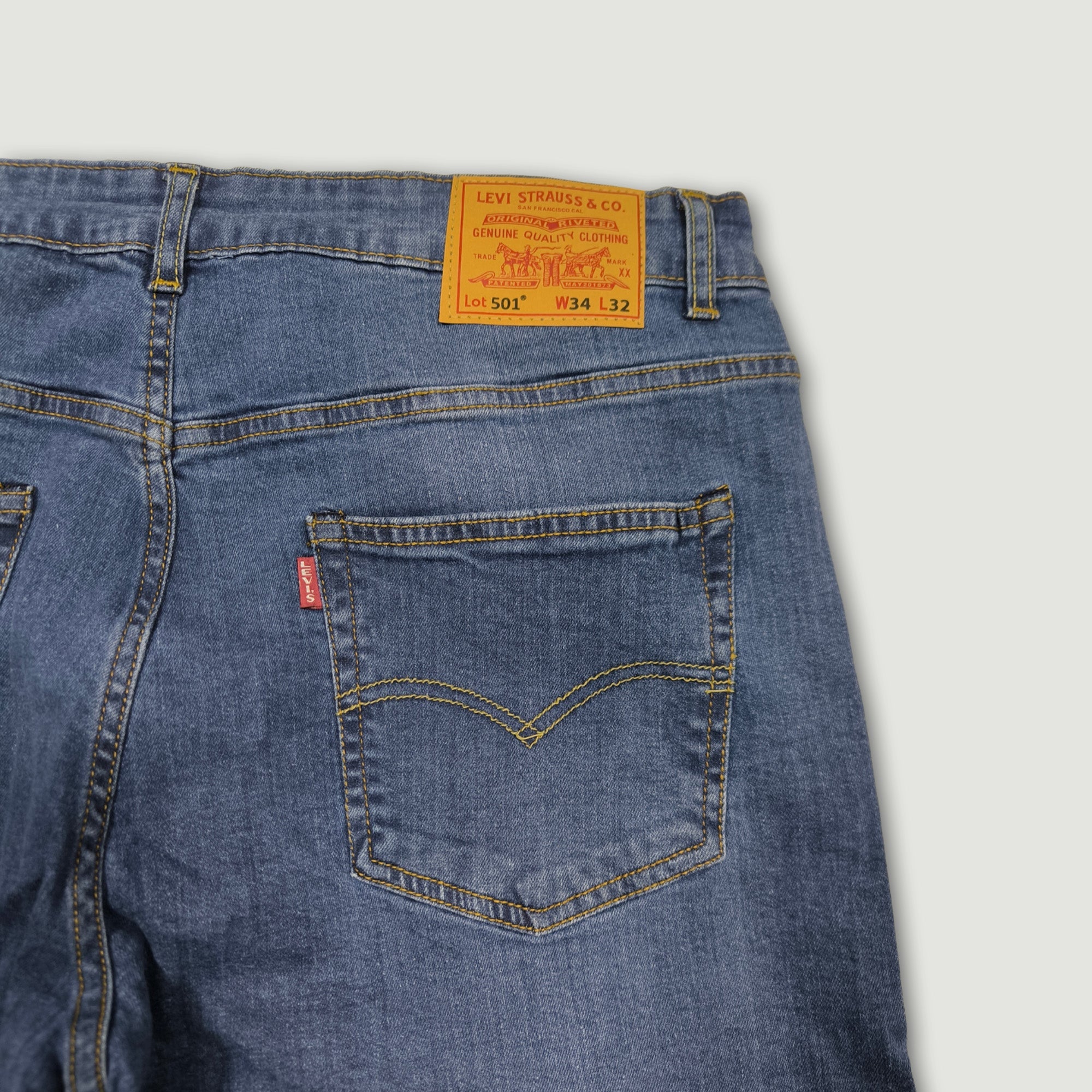 Men 501 Smart Fit Jean - Medium Blue