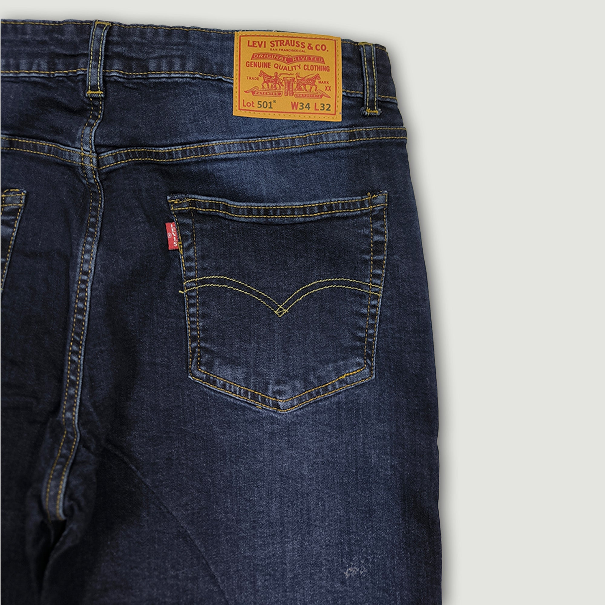 Men 501 Smart Fit Jean Dark - Dark Blue