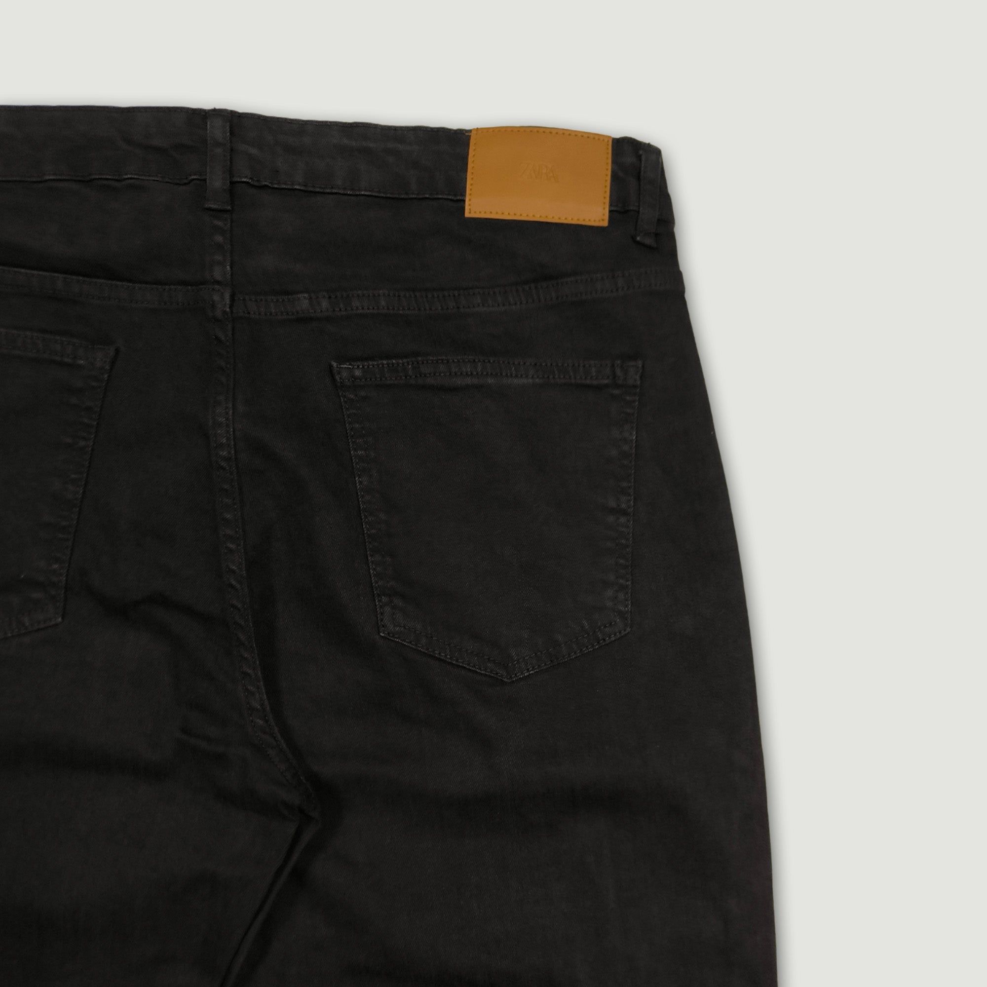 Men Smart Fit Ripped Jean - Black