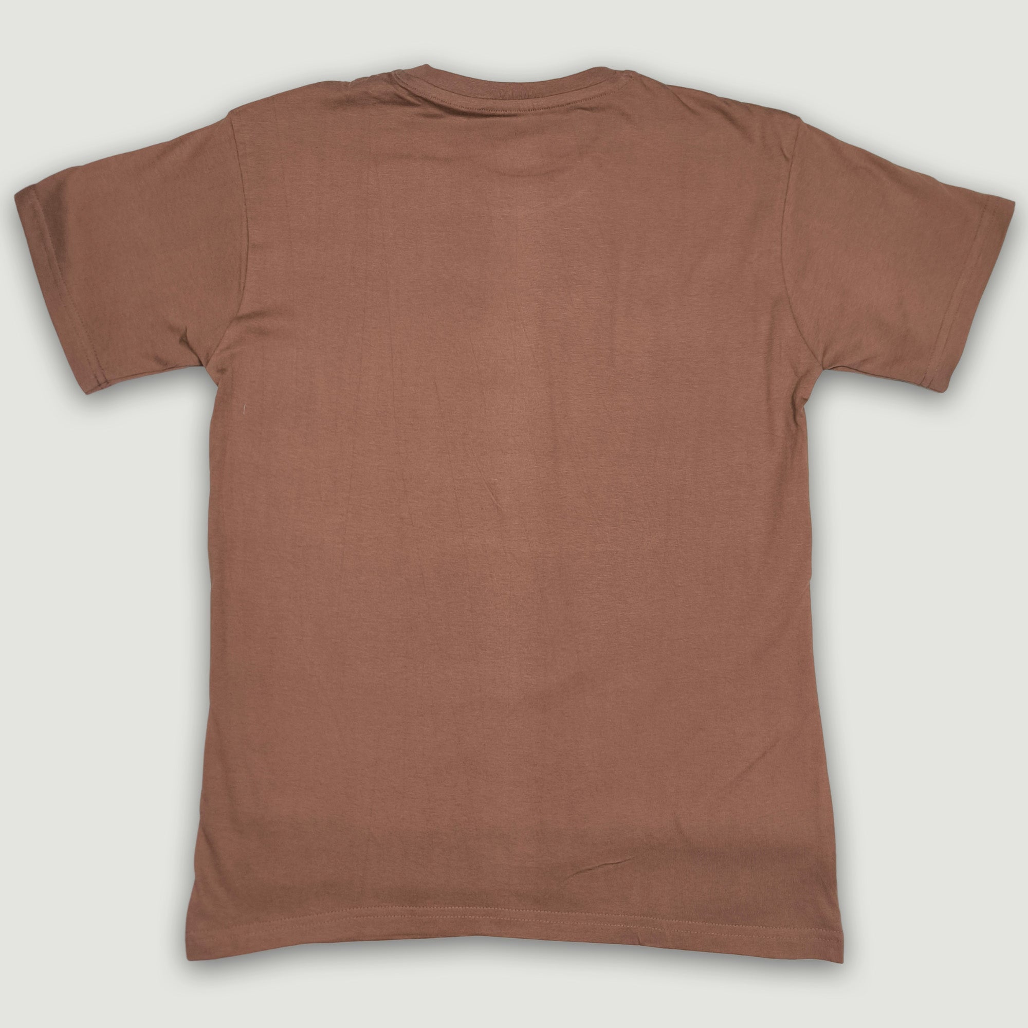 Men Muscle Fit Stretch T-Shirt - Light Brown