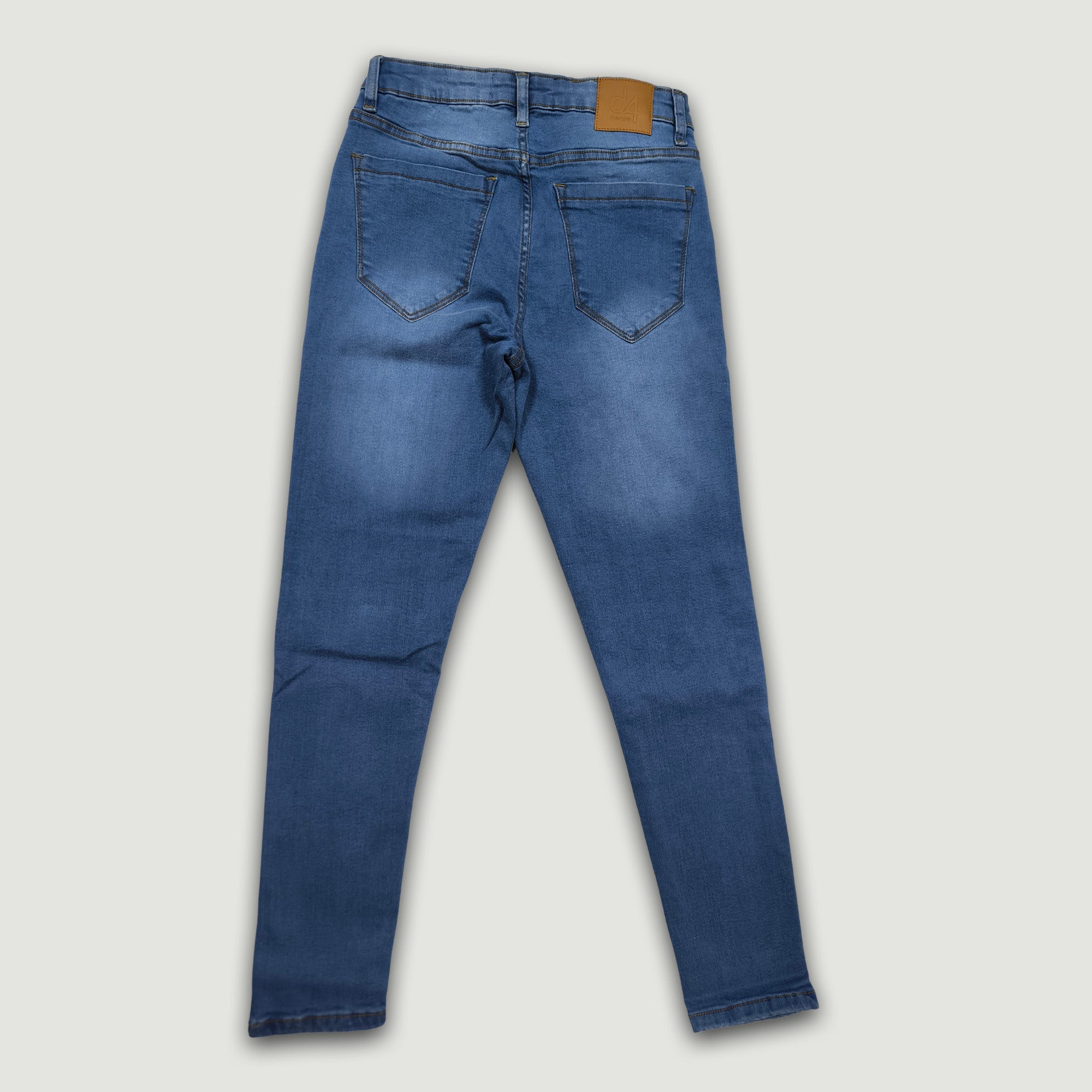 Women Skinny Fit Stretch Jean - Medium Blue