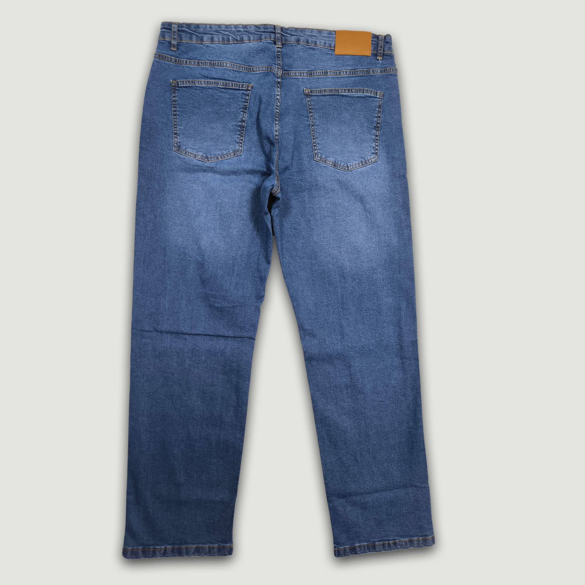Men Smart Fit Ripped Jean - Medium Blue