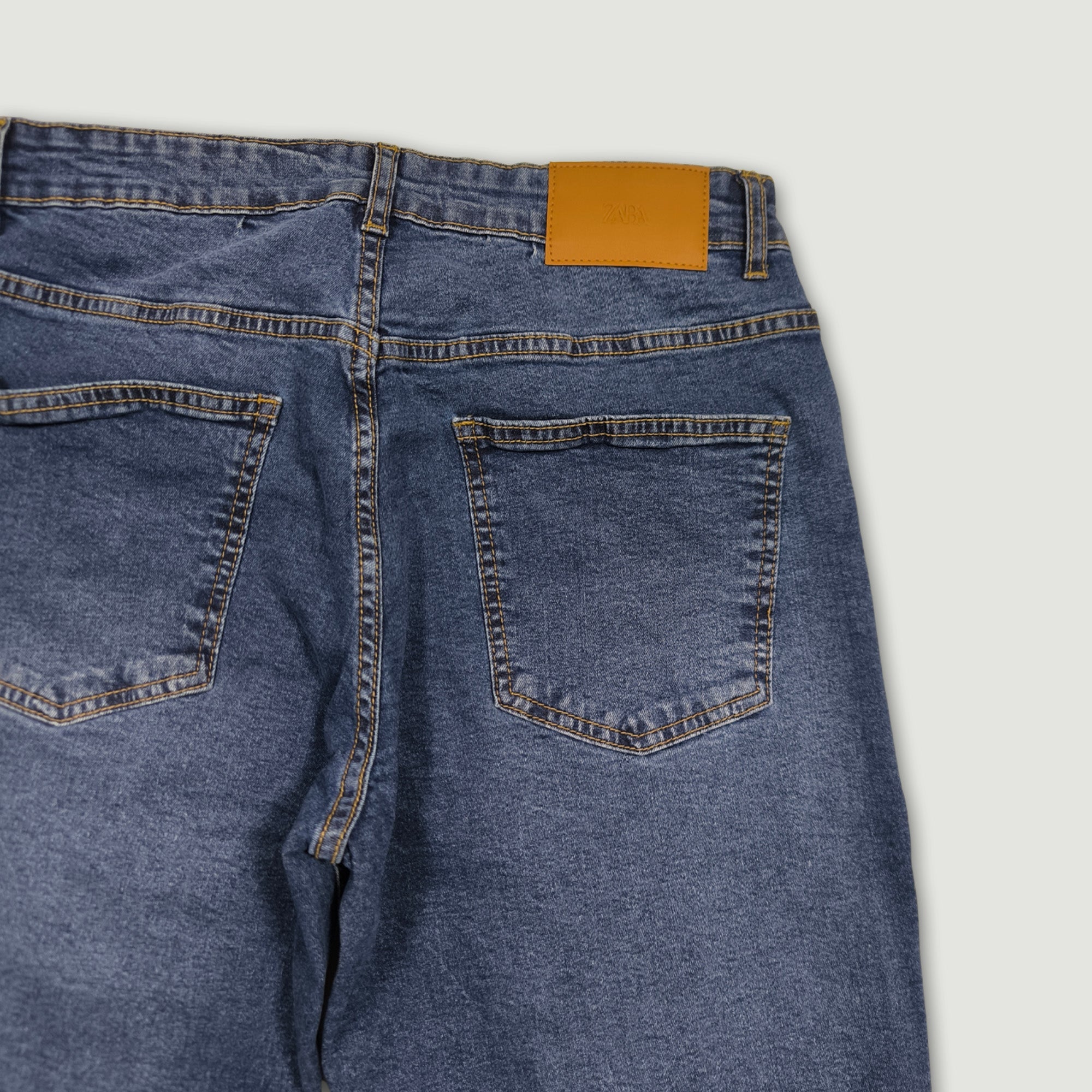 Men Smart Fit Ripped Jean - Dark Blue