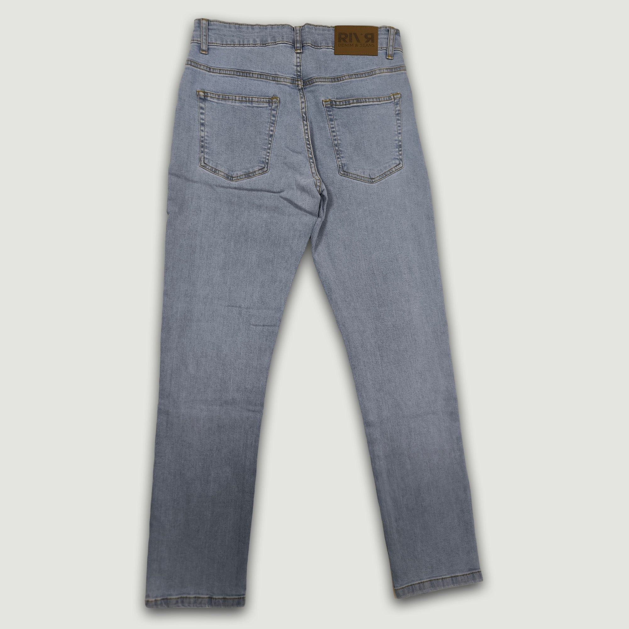 Men Slim Fit Stretch Jean - Ice Blue