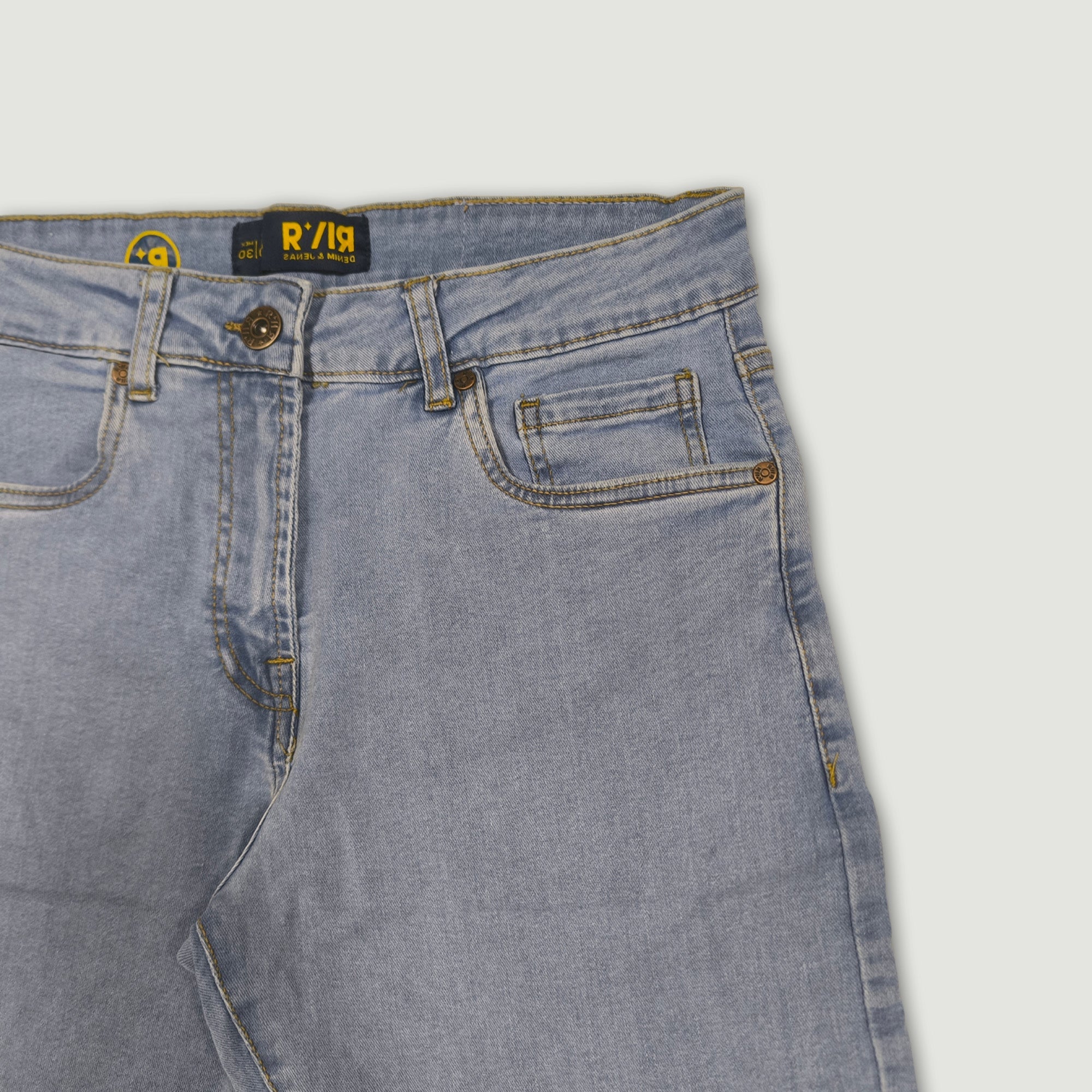 Men Slim Fit Stretch Jean - Ice Blue