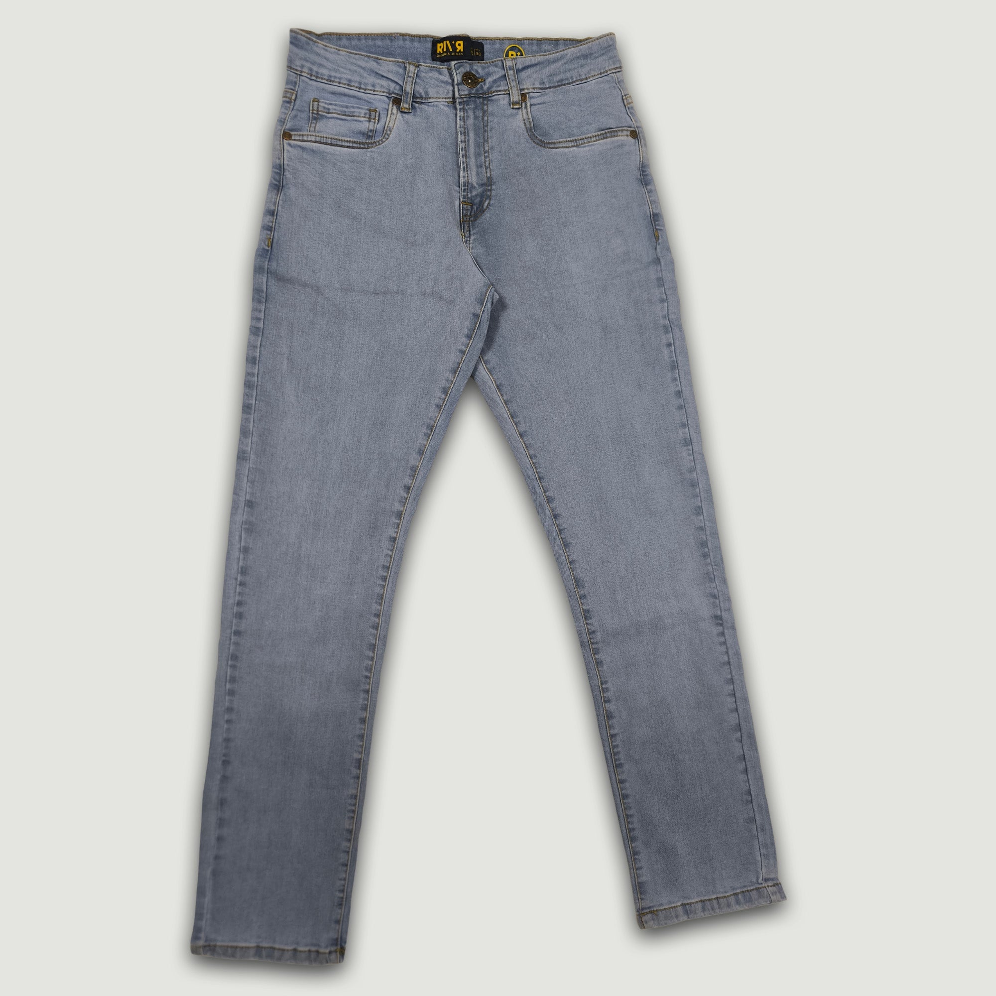Men Slim Fit Stretch Jean - Ice Blue