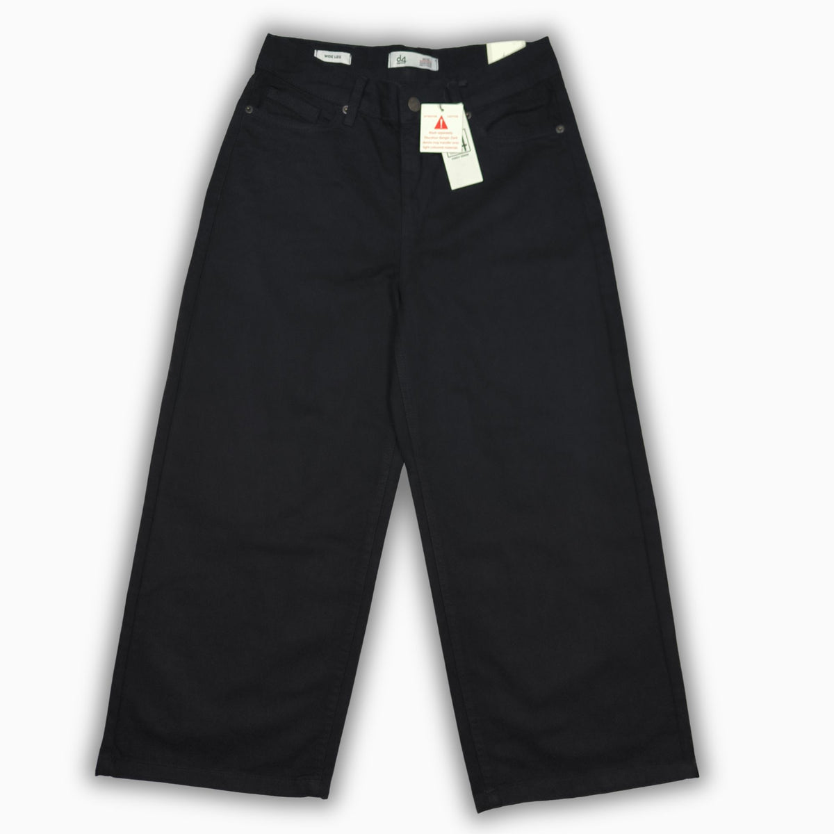 Women Wide Leg Jeans 23074 in Black, photo 3