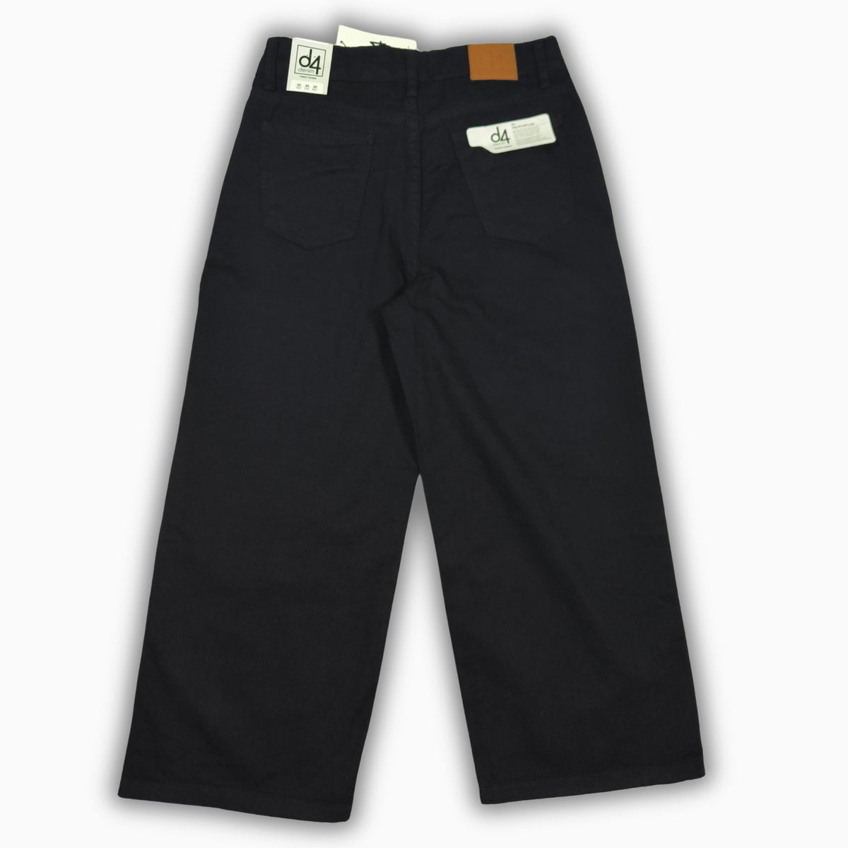 Women Wide Leg Jeans 23074 in Black, photo 4