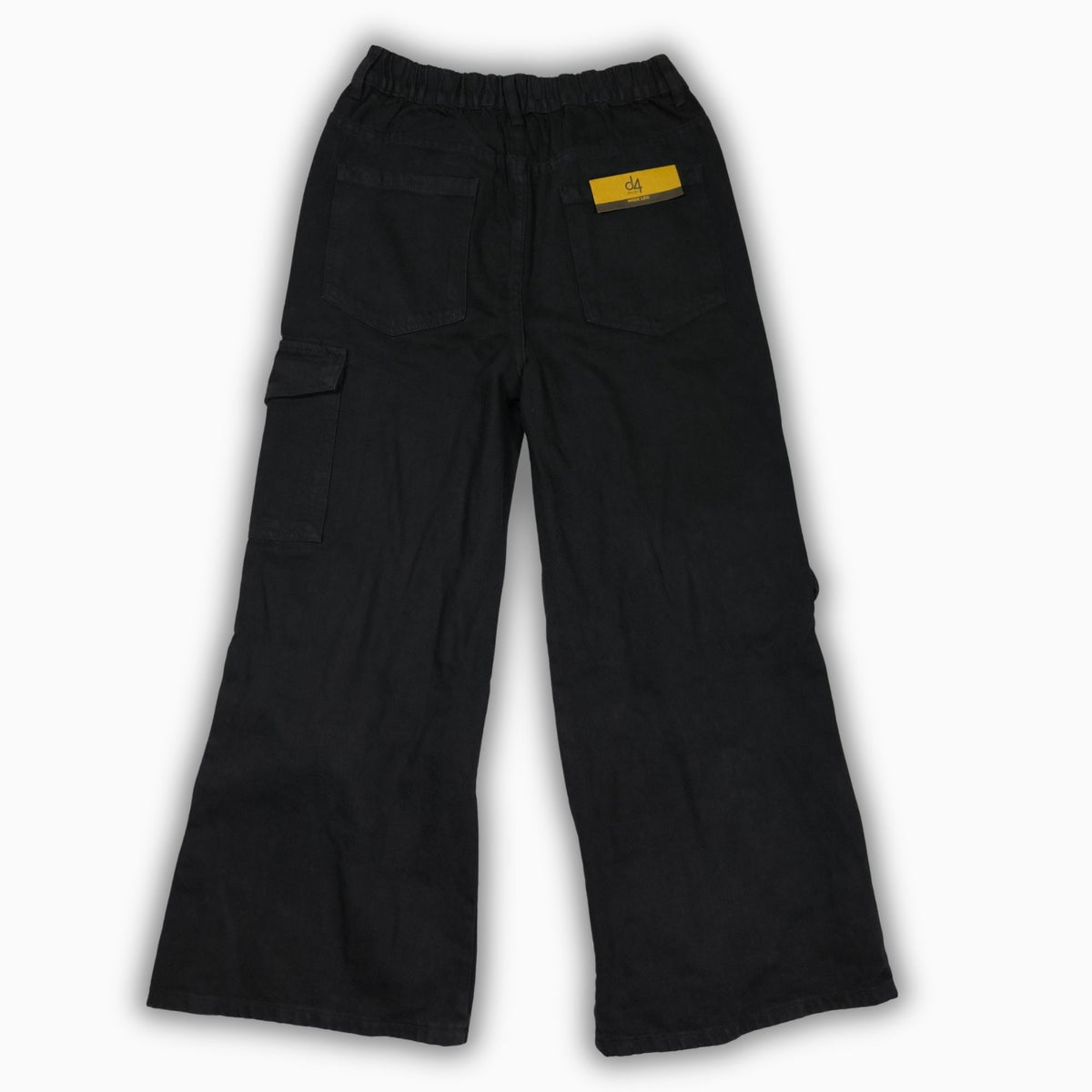 Women Wide Leg Jeans 23099 in Black, photo 4
