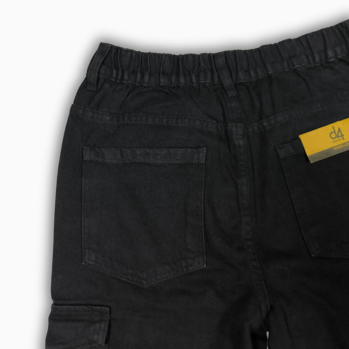 Women Wide Leg Jeans 23099 in Black, photo 6