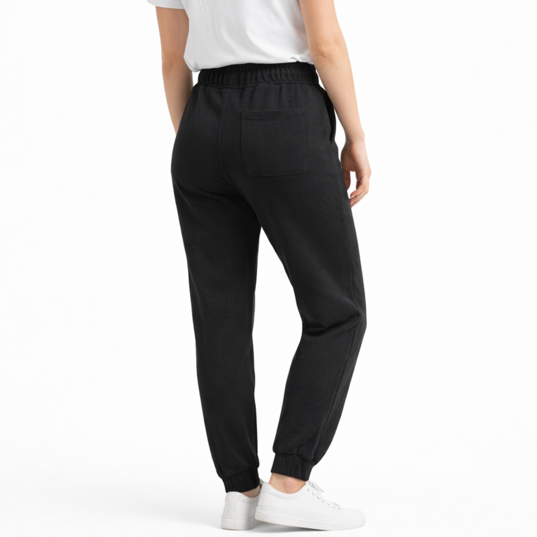Women Comfort Fit Trouser – Black