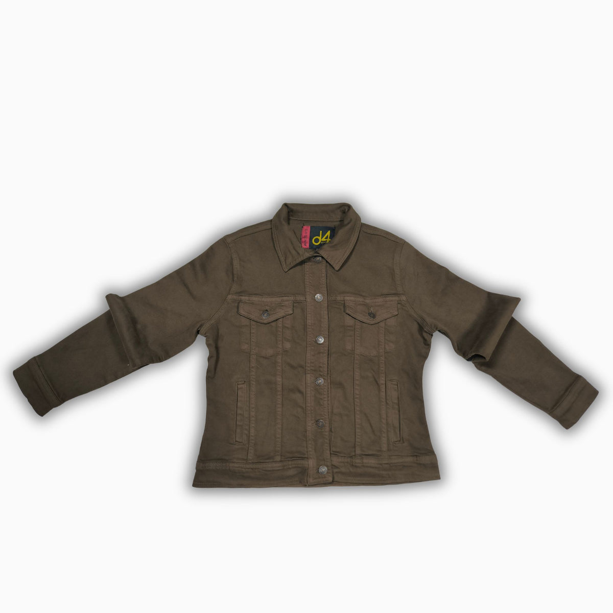 Women Classic Denim Jacket 23055 in Chocolate, photo 1