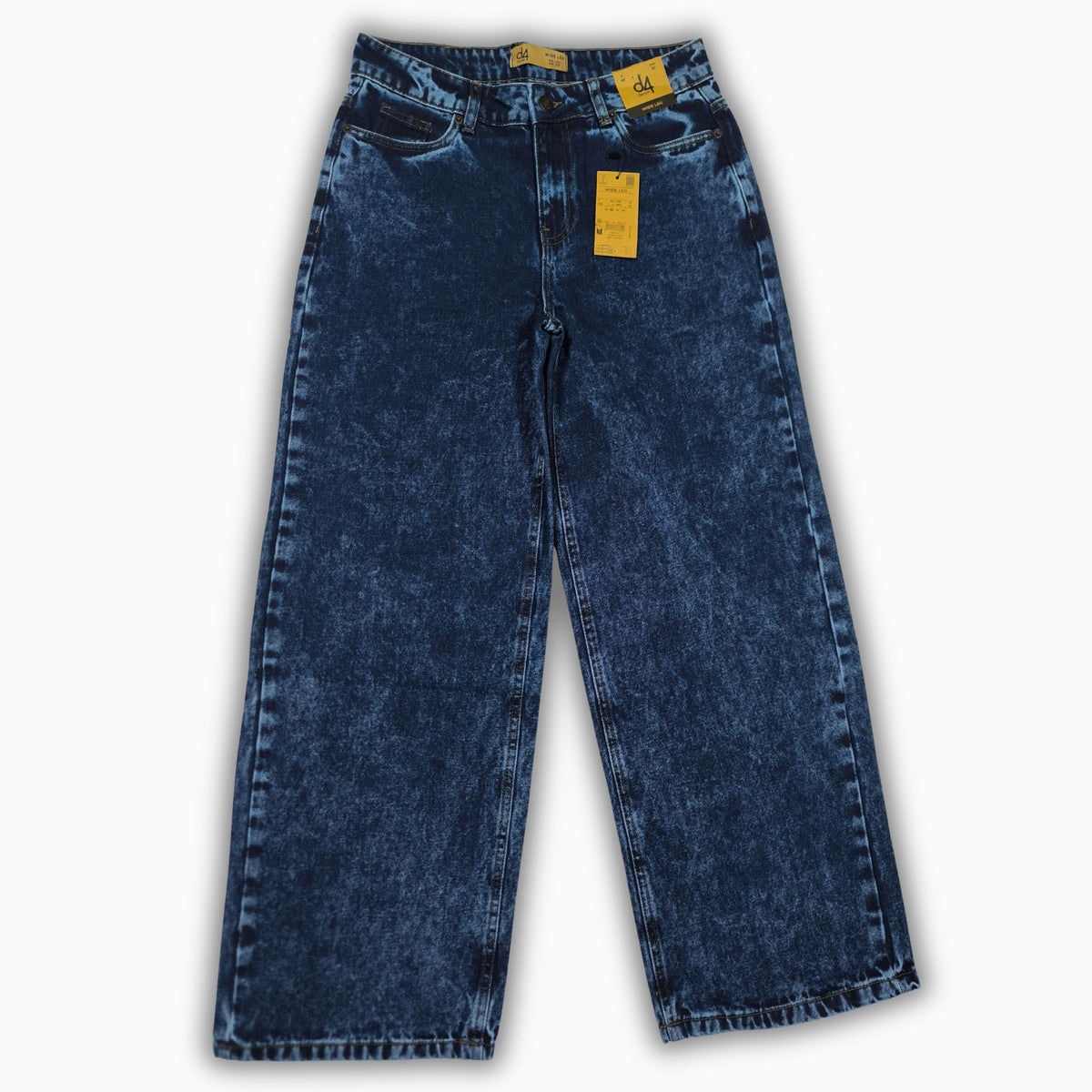 Women Wide Leg Jeans 23097 in Dark Blue, photo 1