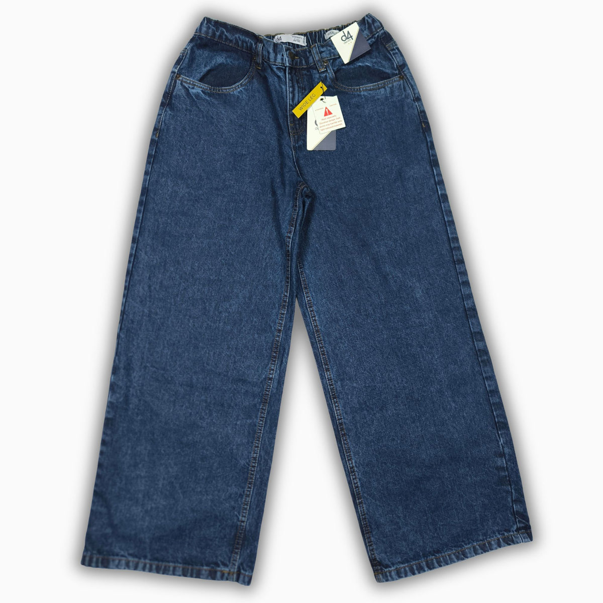 Women Wide Leg Jeans 23110 in Dark Blue, photo 3