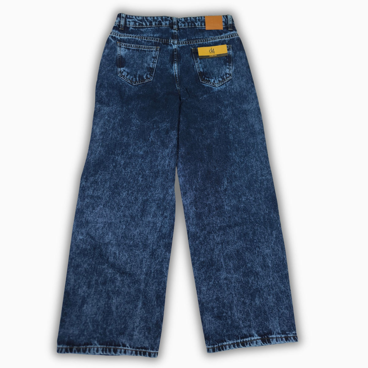 Women Wide Leg Jeans 23097 in Dark Blue, photo 2