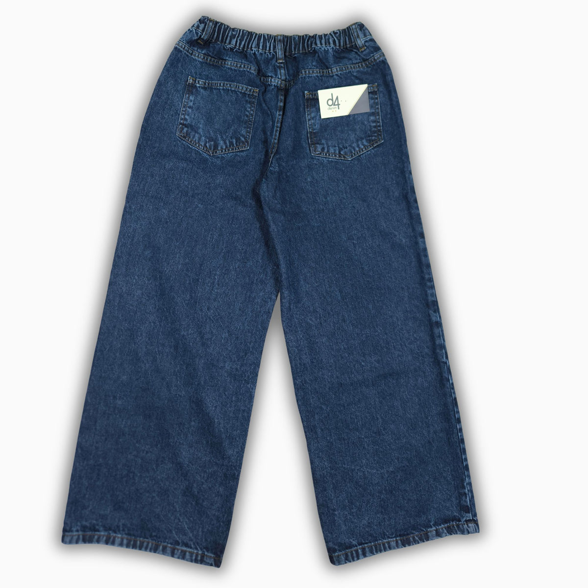 Women Wide Leg Jeans 23110 in Dark Blue, photo 4