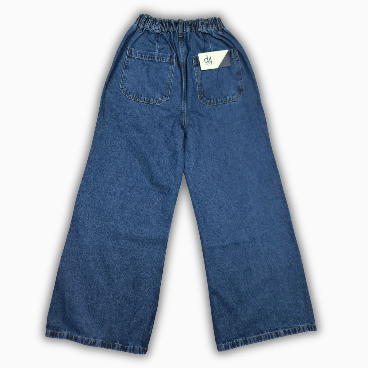 Women Wide Leg Jeans 23107 in Dark Blue, photo 4