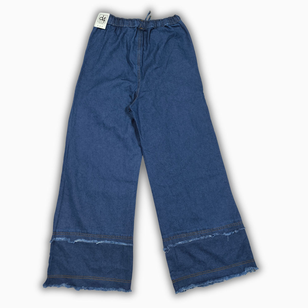 Women Wide Leg Jeans 23103 in Dark Blue, photo 4