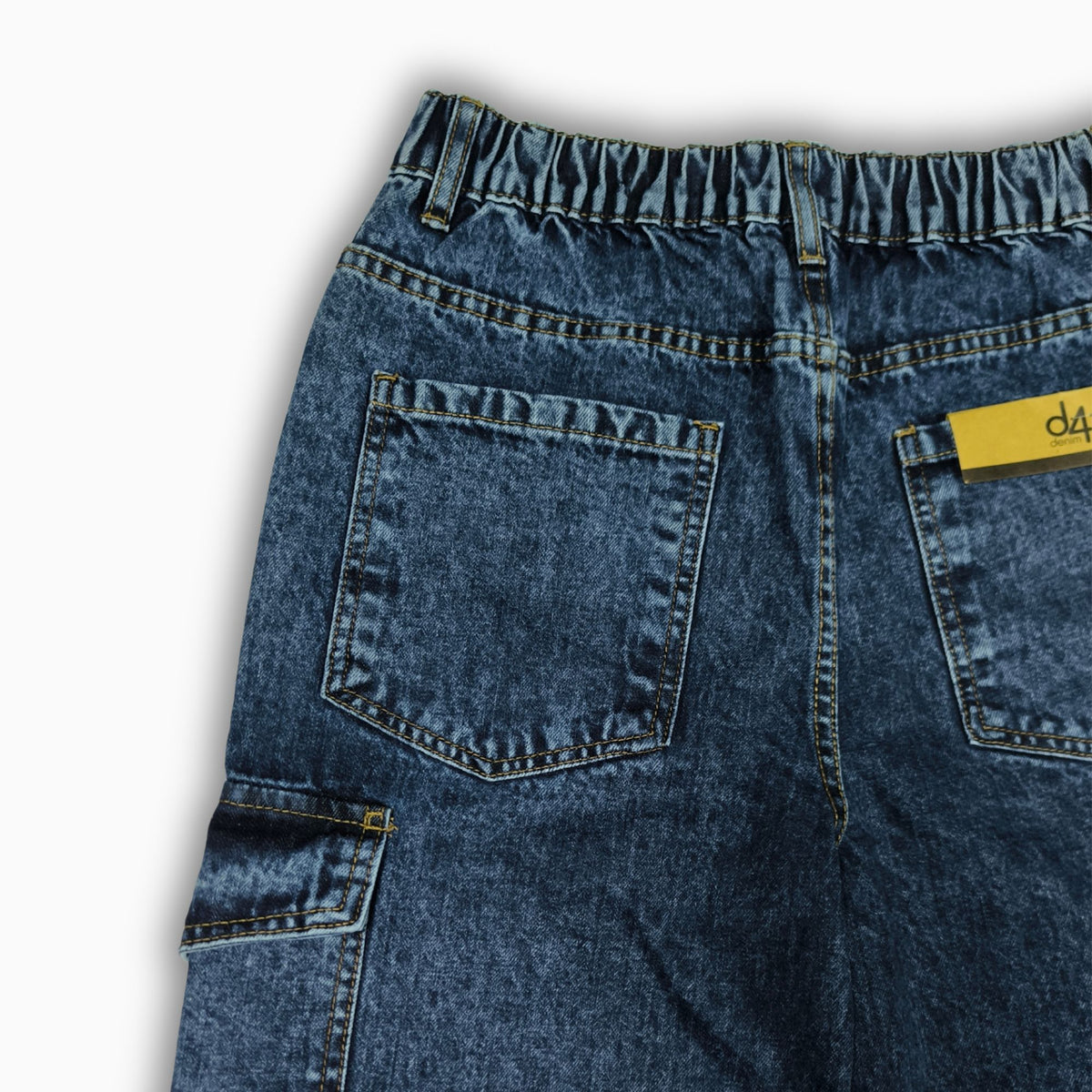 Women Wide Leg Jeans 23099 in Dark Blue, photo 6