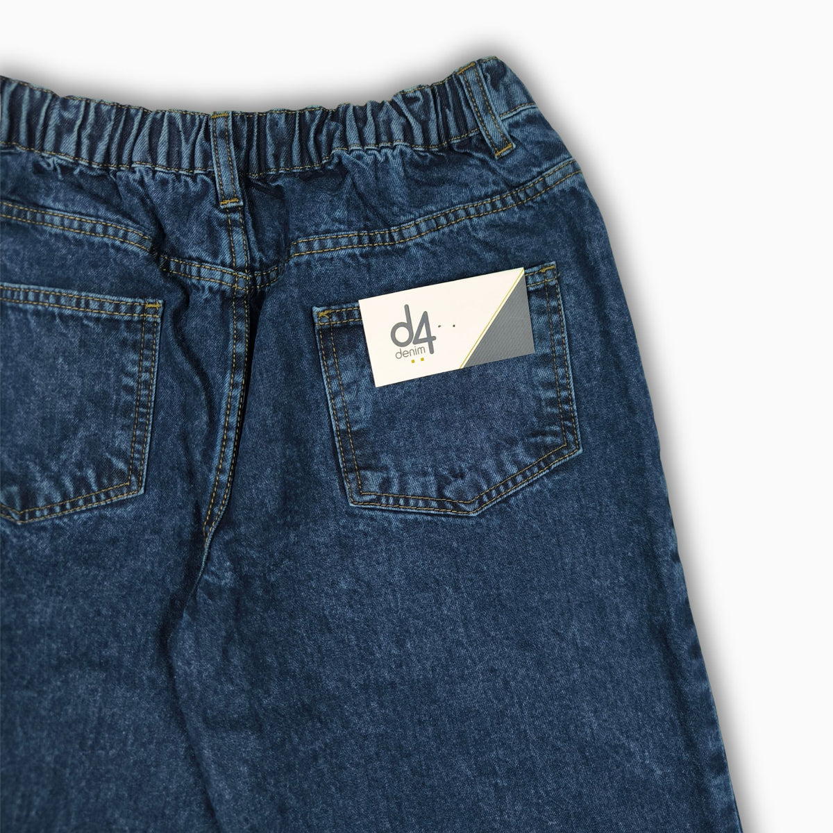 Women Wide Leg Jeans 23110 in Dark Blue, photo 6