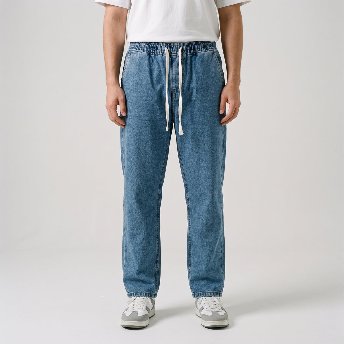 Men Cargo Joggers 23104 in Medium Blue, photo 1