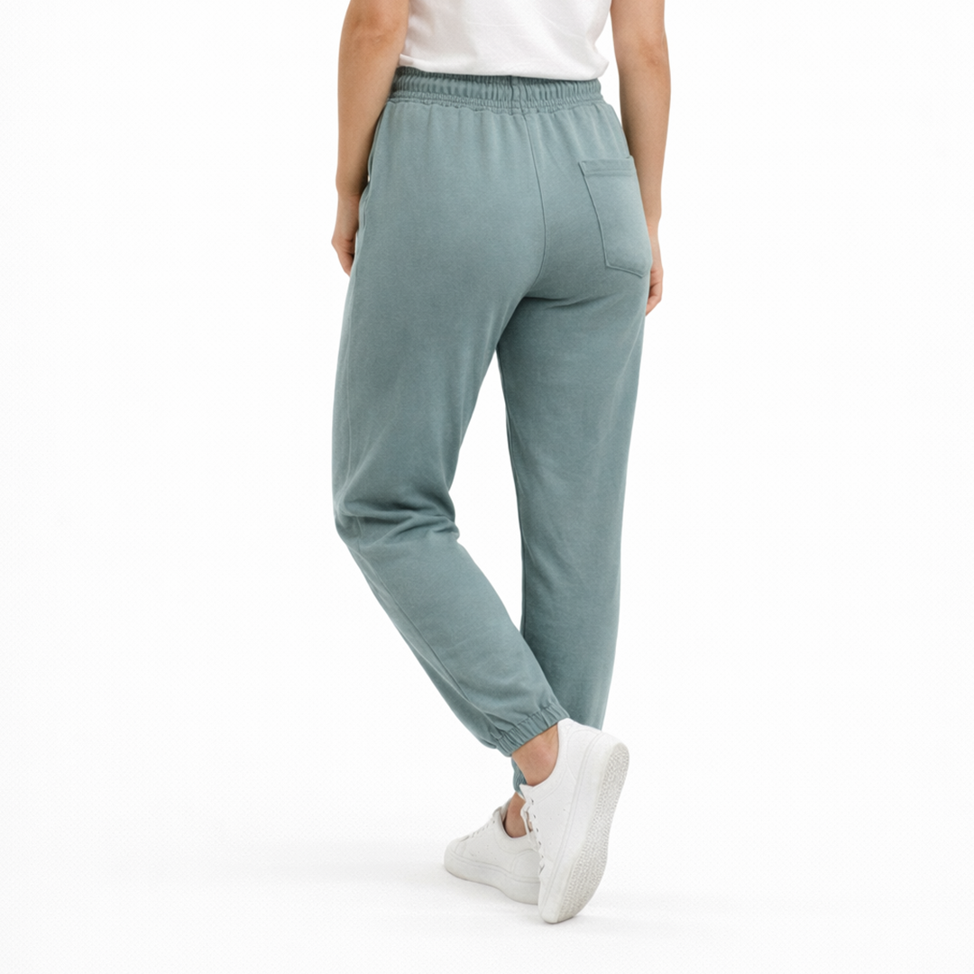 Women Comfort Fit Trouser – Sage Green