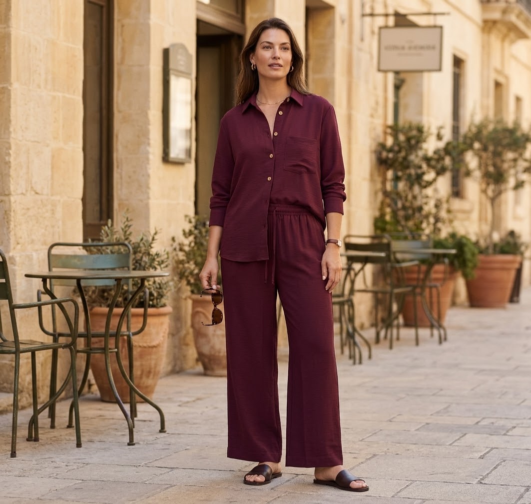 Women Relaxed Fit Co-ord Set