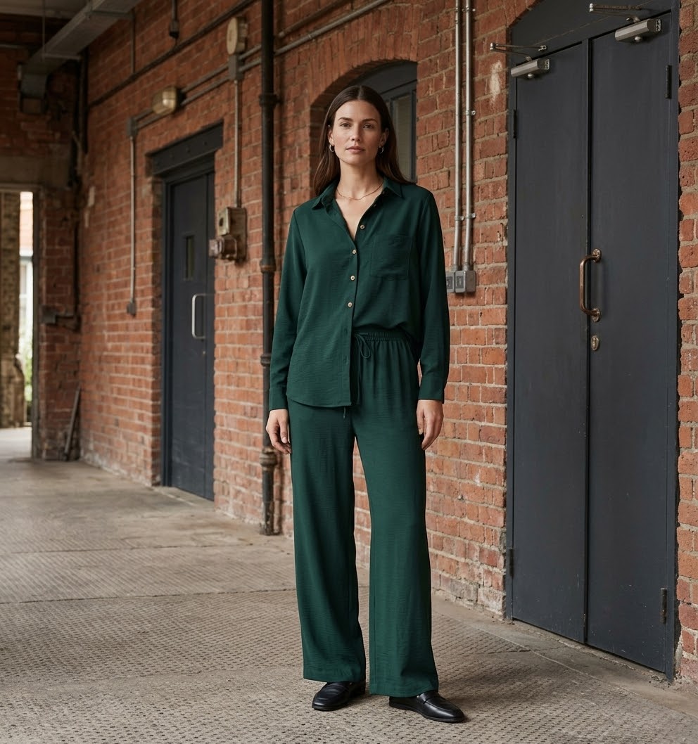 Women Relaxed Fit Co-ord Set