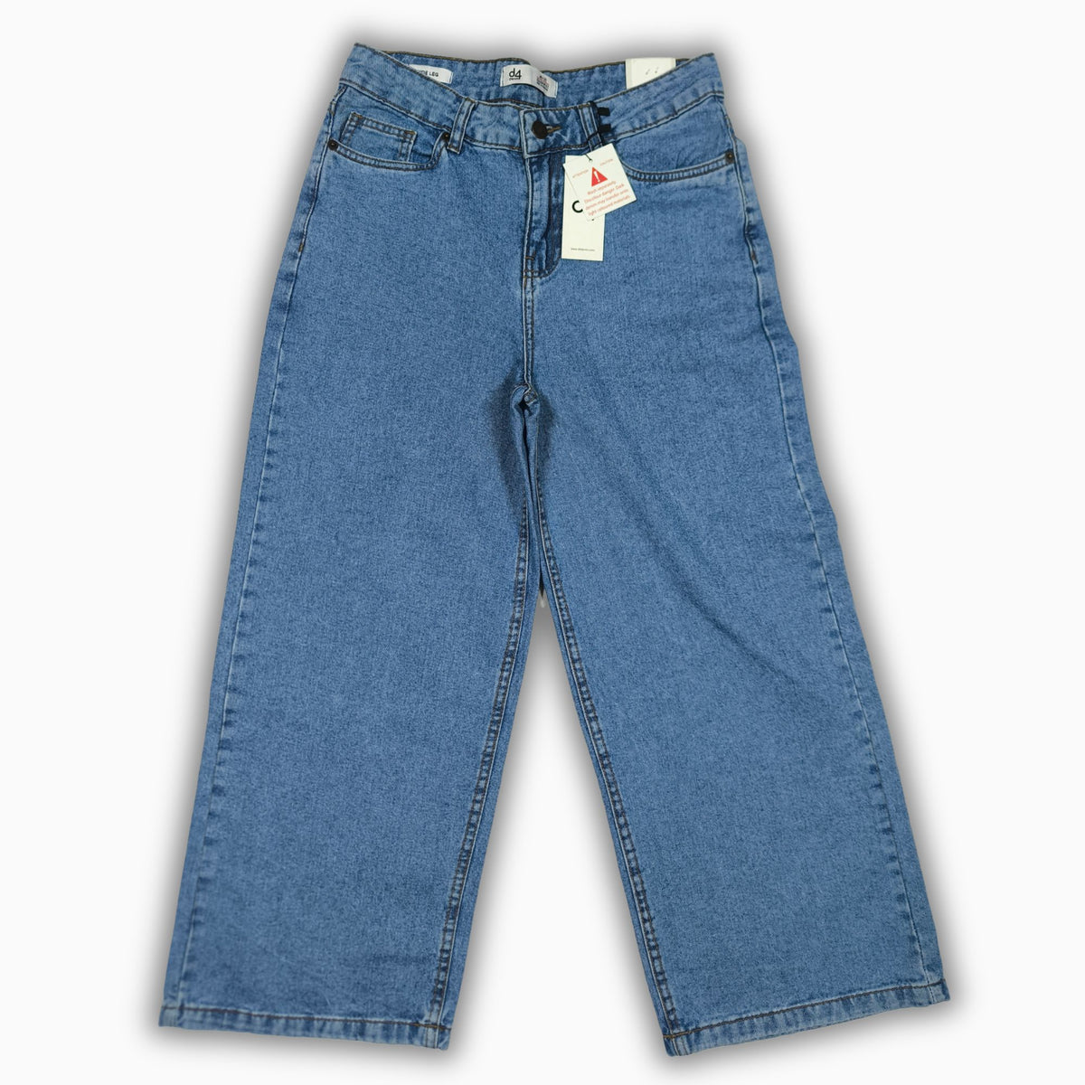 Women Wide Leg Jeans 23074 in Light Blue, photo 3