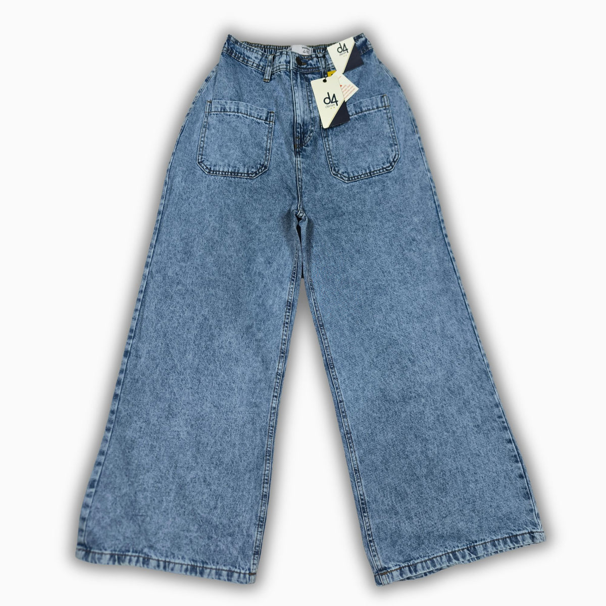 Women Wide Leg Jeans 23107 in Light Blue, photo 3