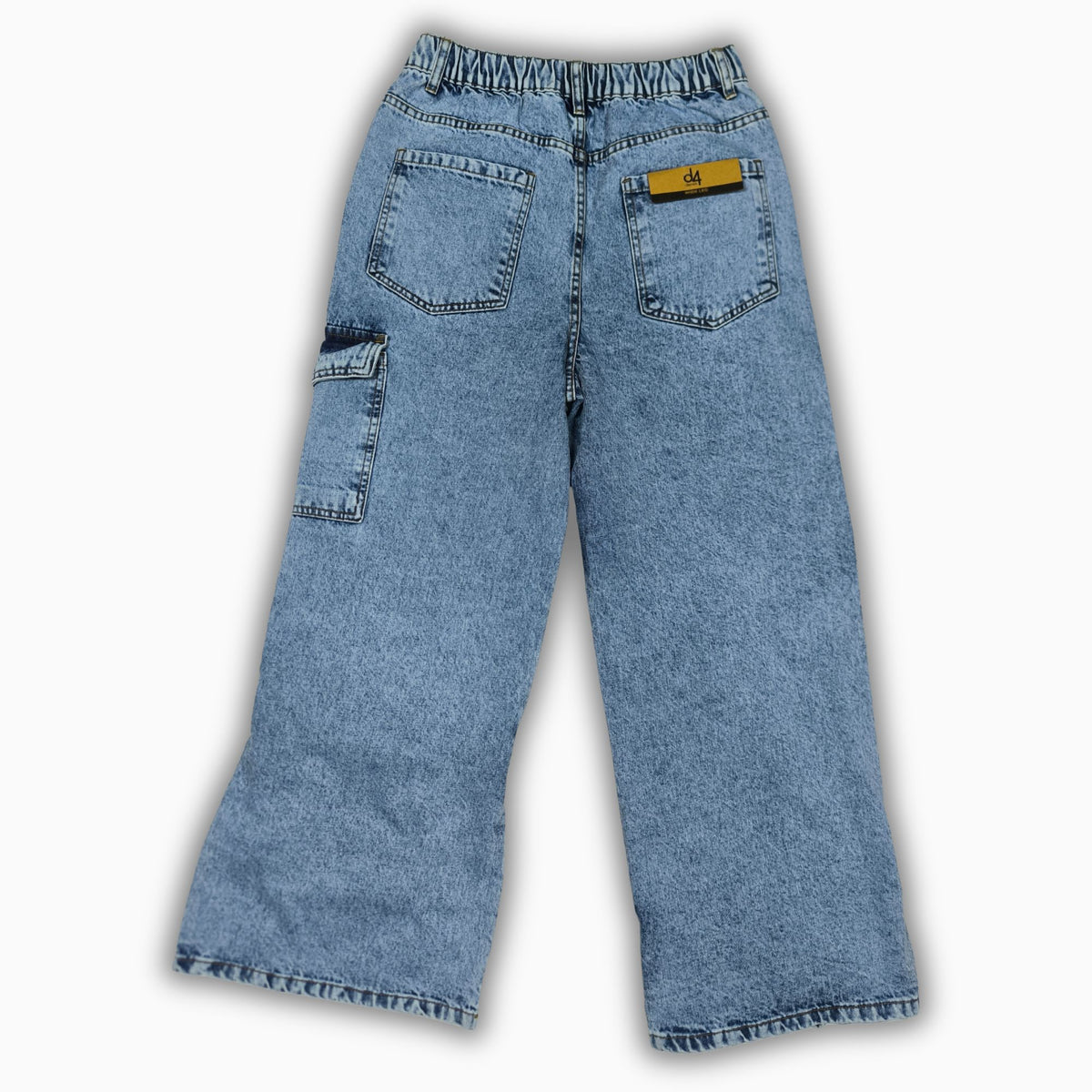 Women Wide Leg Jeans 23099 in Light Blue, photo 4
