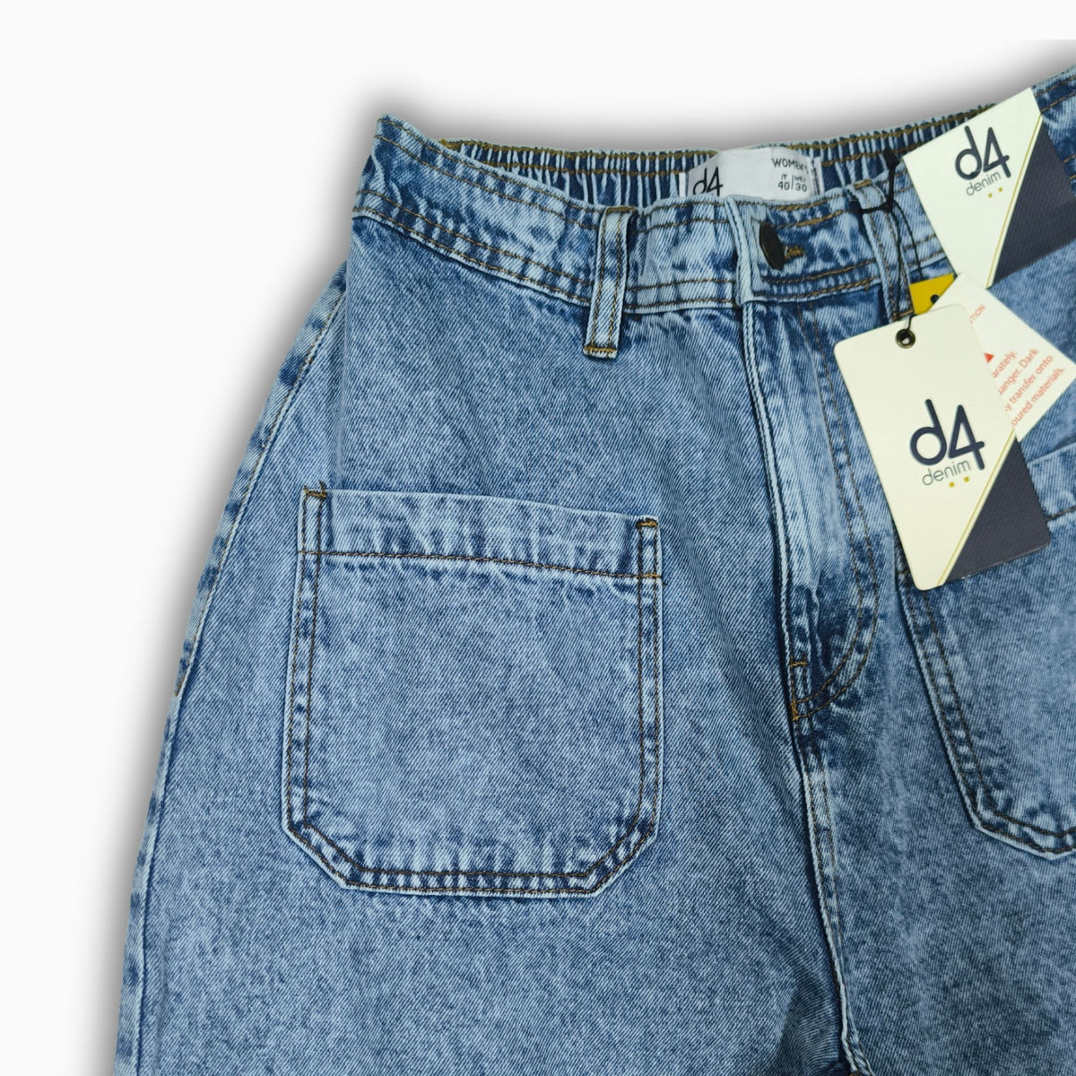 Women Wide Leg Jeans 23107 in Light Blue, photo 5