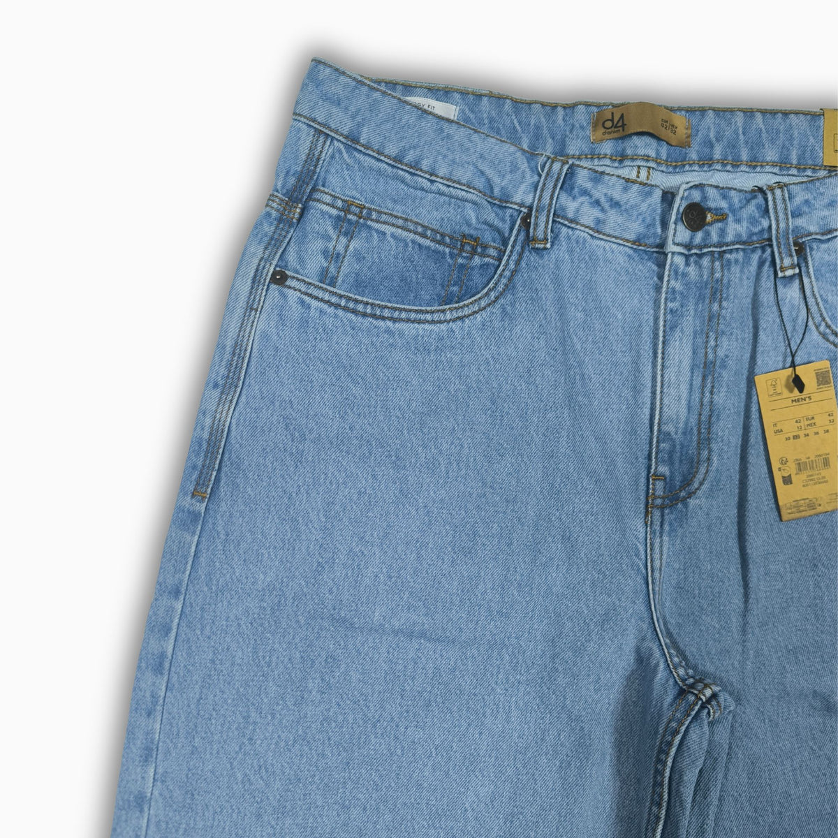 Men Baggy Jeans 23105 in Light Blue, photo 5