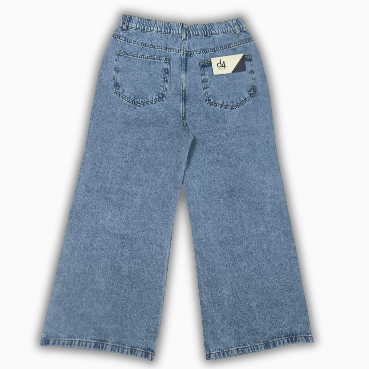 Women Wide Leg Jeans 23106 in Light Blue, photo 4