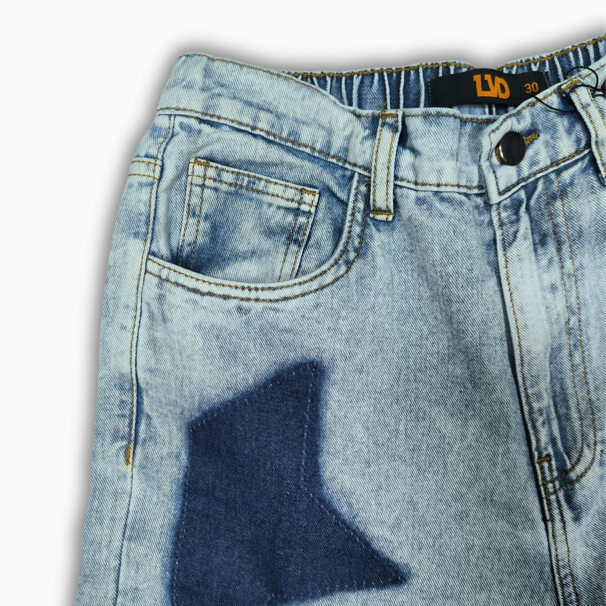 Women Wide Leg Jeans 23108 in Light Blue, photo 5
