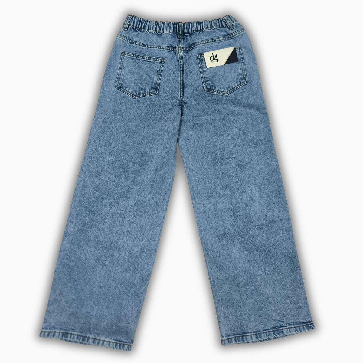 Women Wide Leg Jeans 23110 in Light Blue, photo 4