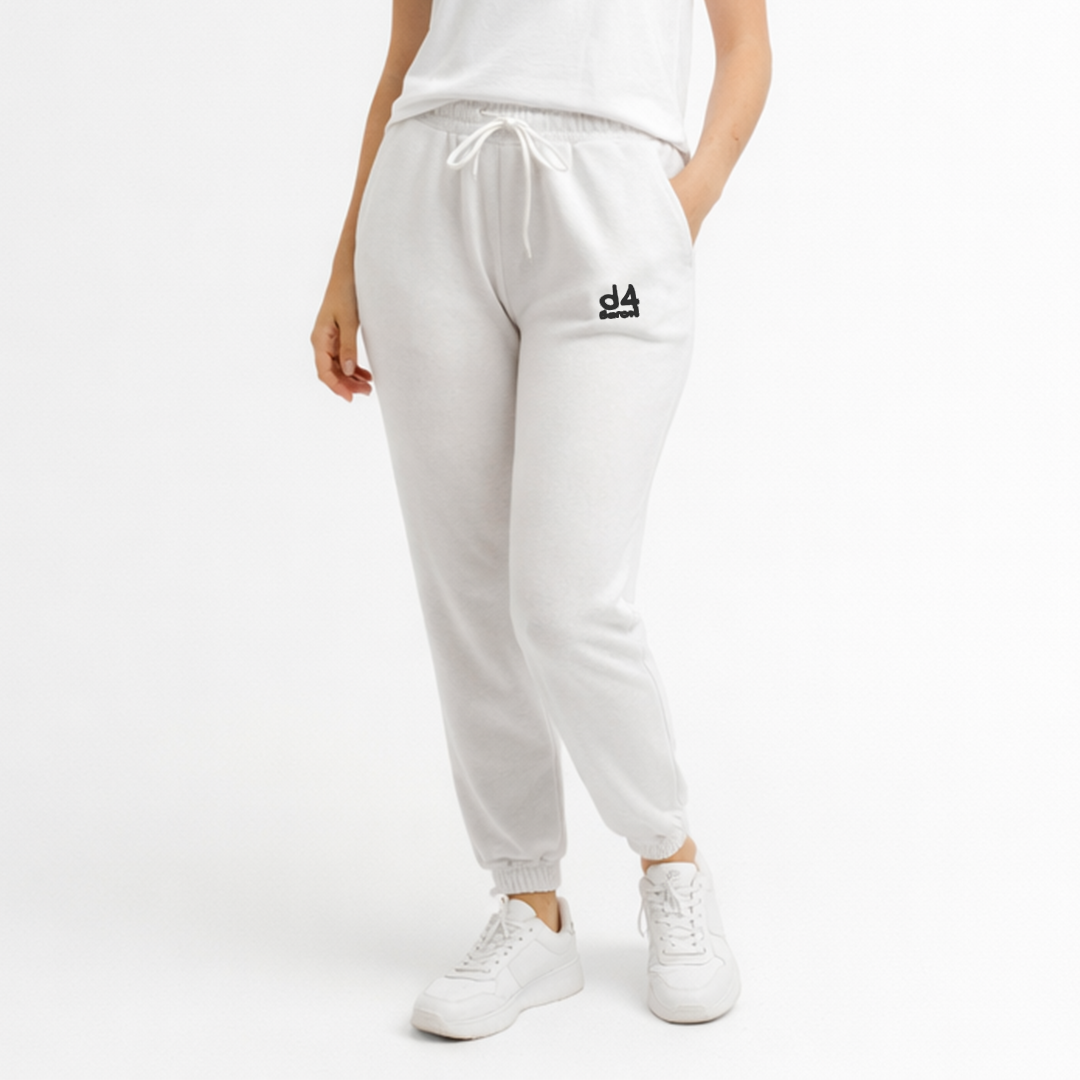 Women Comfort Fit Trouser - White