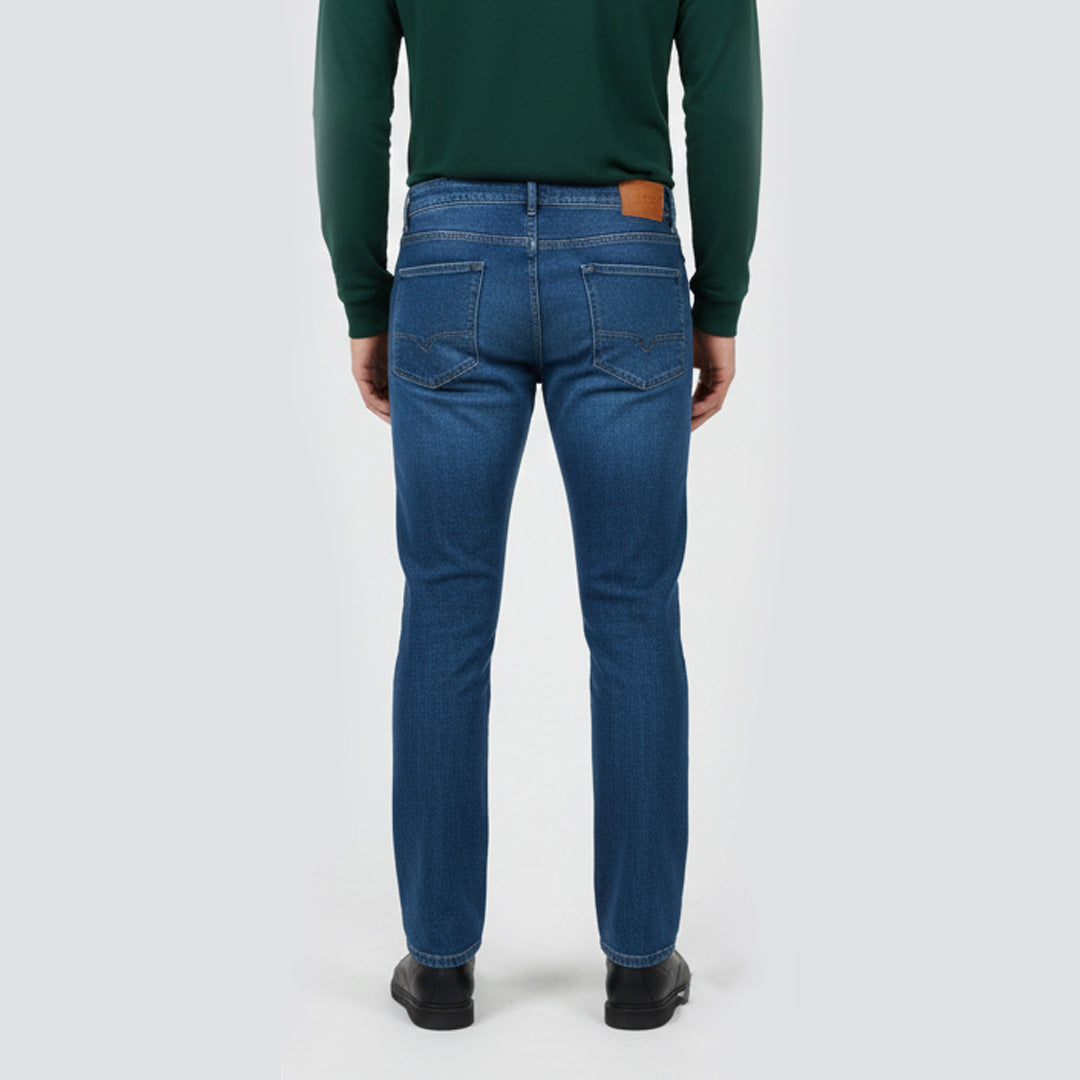 Men Smart Fit Jean - Medium Blue