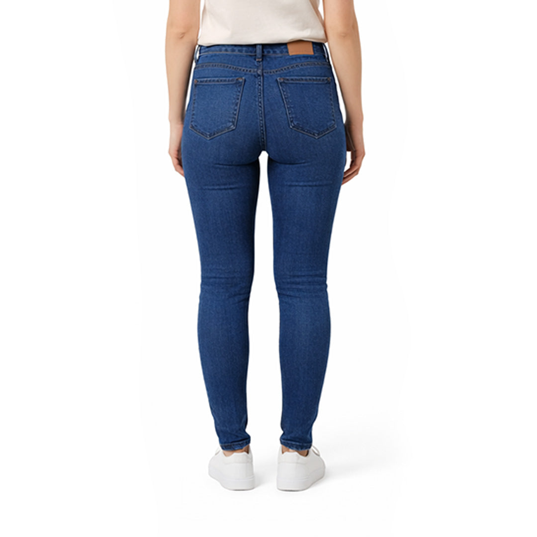 Women Skinny Fit Stretch Jean - Medium Blue